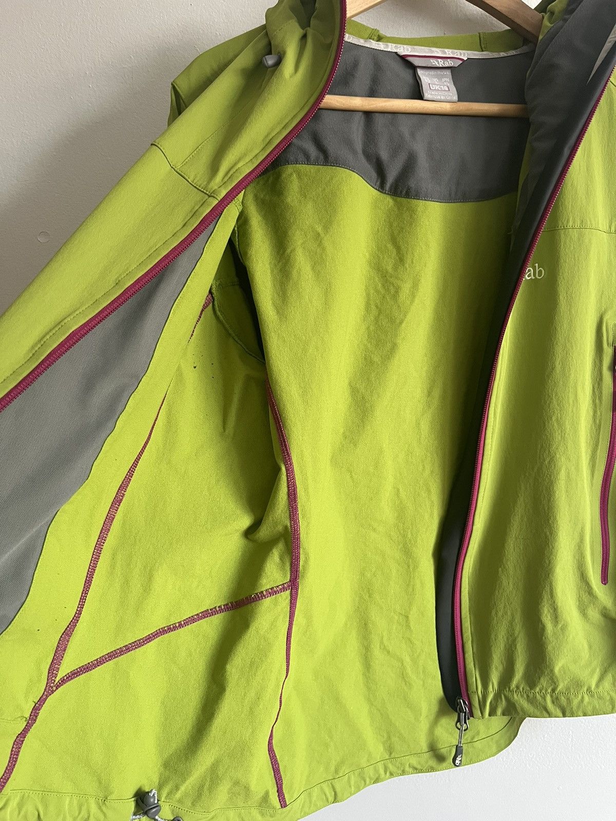 Rab Rab Jacket L Spring Sawtooth Softshell Hoodie Windbreaker Size L / US 10 / IT 46 - 6 Thumbnail