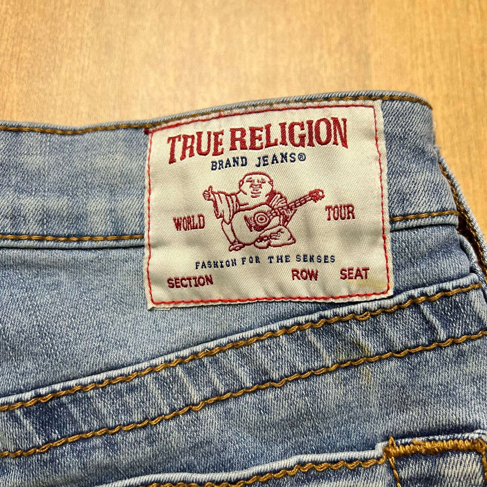 True Religion True Religion Becca Denim Shorts Womens Sz 26 Cutoff Y2K Size US 26 / EU 42 - 3 Thumbnail