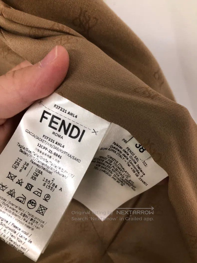 Fendi Fendi All-Print Jacket Size XS / US 0-2 / IT 36-38 - 3 Thumbnail