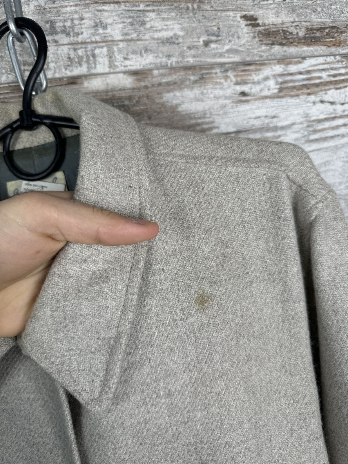 agnes b. Mens Vintage Agnes B. Paris Wool Jacket overshirt sweatshirt Size US M / EU 48-50 / 2 - 5 Thumbnail