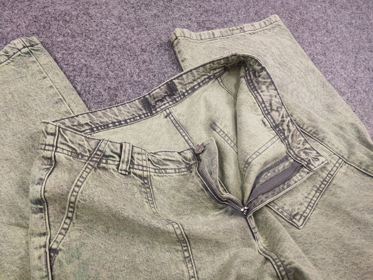 If Six Was Nine VTG Wide Cargo Baggy Rick Owens Junya Watanabe Style Jeans Size US 32 / EU 48 - 13 Thumbnail