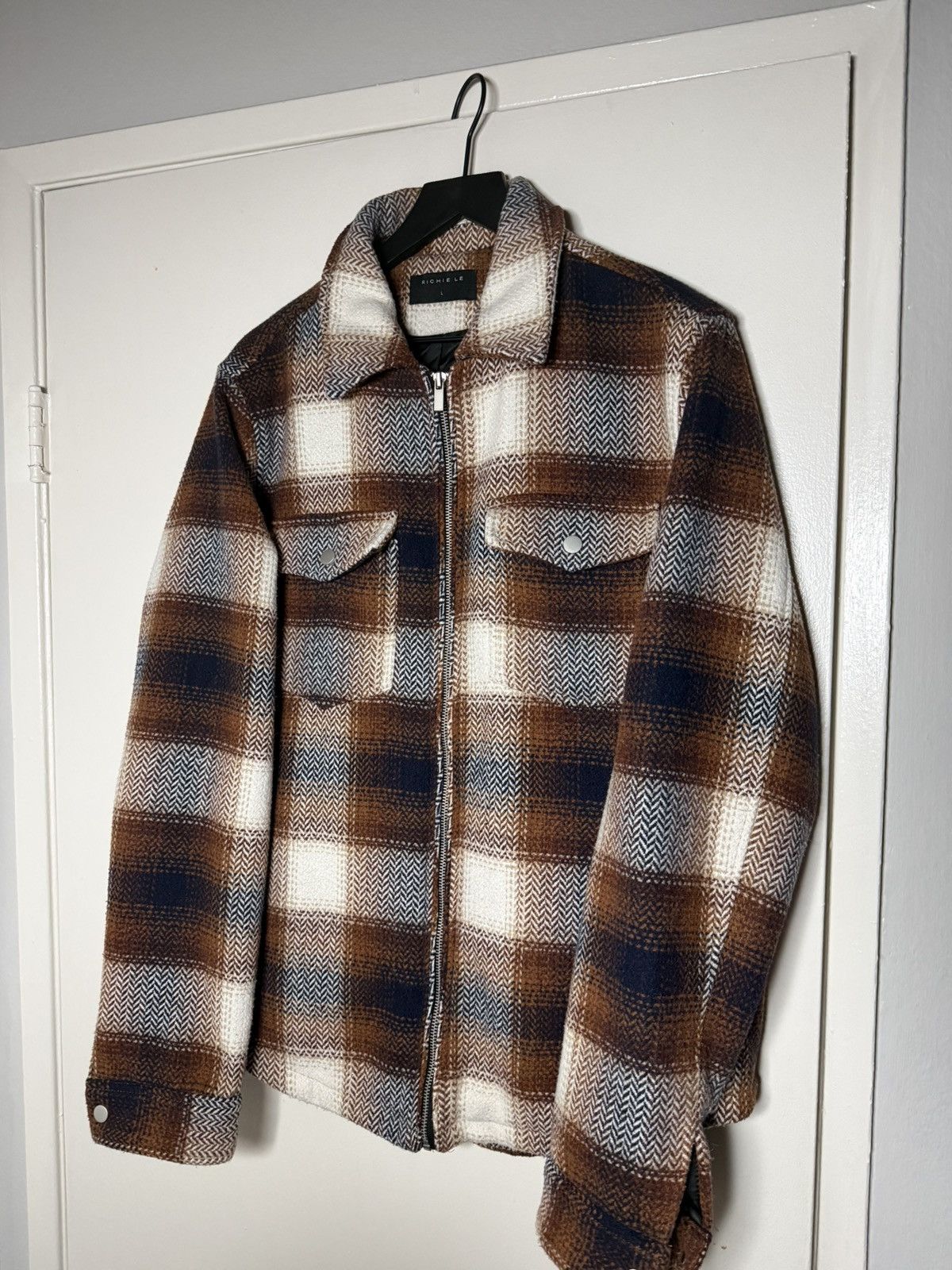 Richie Le Collection Richie le collection flannel overshirt Size US L / EU 52-54 / 3 - 2 Thumbnail