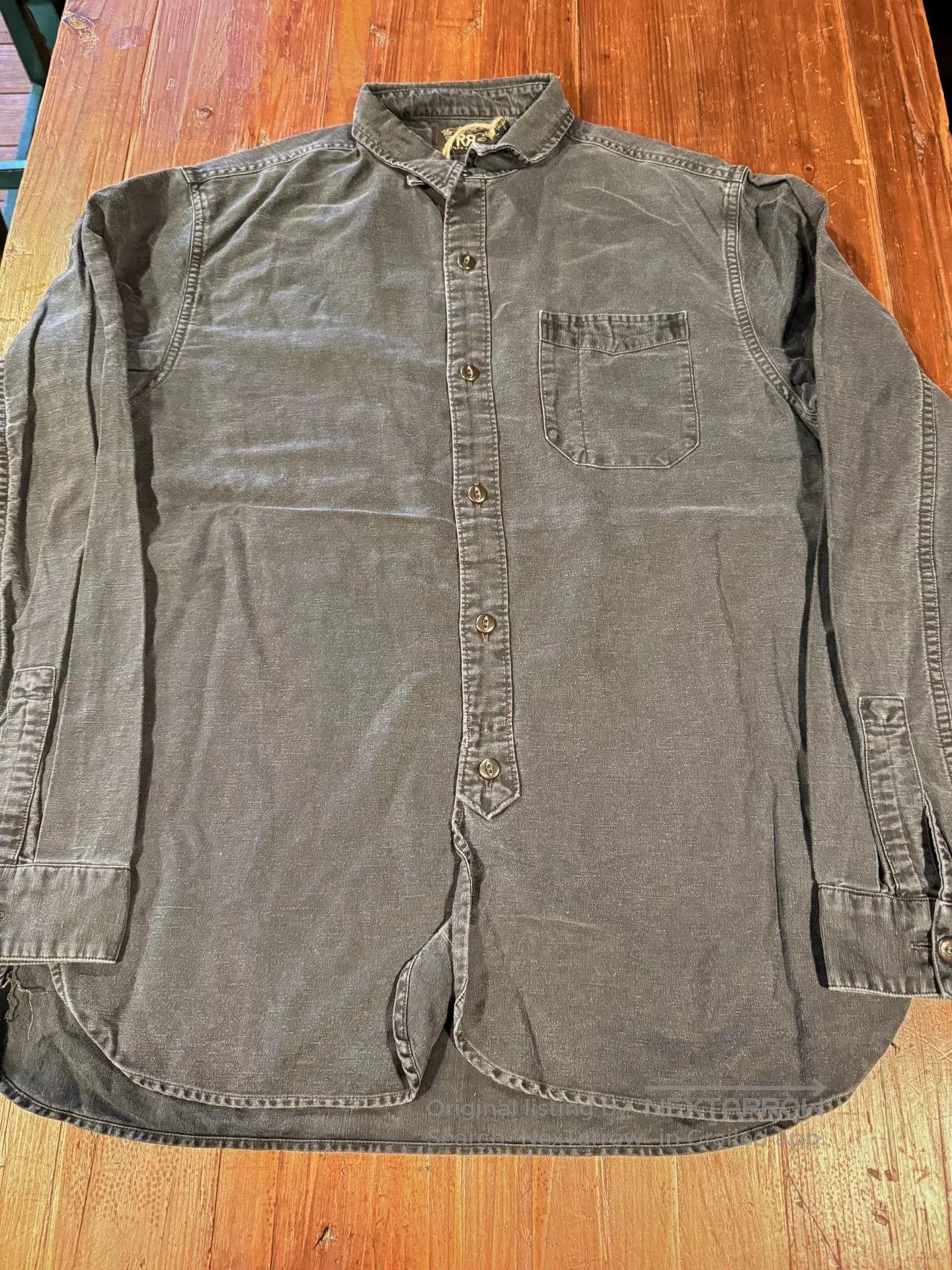 RRL Ralph Lauren RRL Ralph Lauren Black Washed Denim Shirt M. Size US M / EU 48-50 / 2 - 1 Thumbnail