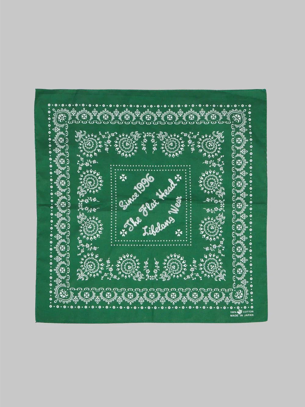 The Flat Head The Flat Head Bandana - Green Size ONE SIZE - 1 Thumbnail