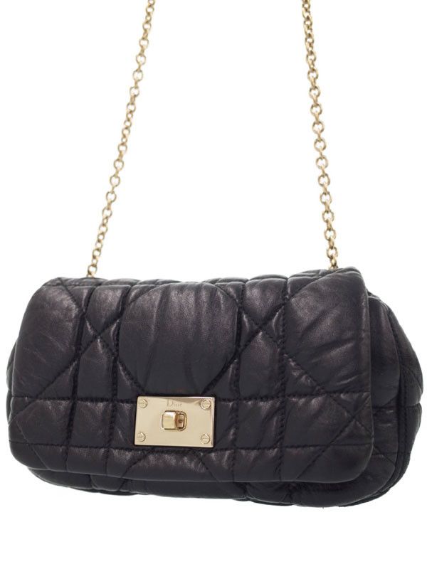 Dior Chain Shoulder Bag Black