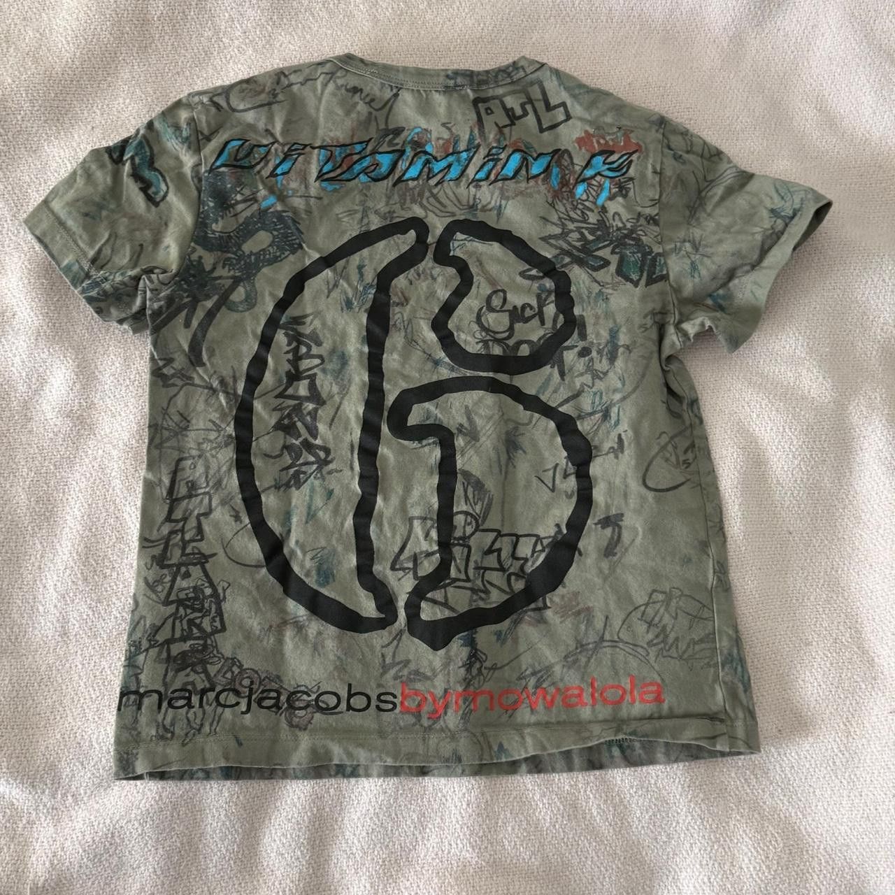 Marc Jacobs × Mowalola Mowalola x Marc Jacobs Graffiti Baby Tee Size S / US 4 / IT 40 - 4 Thumbnail