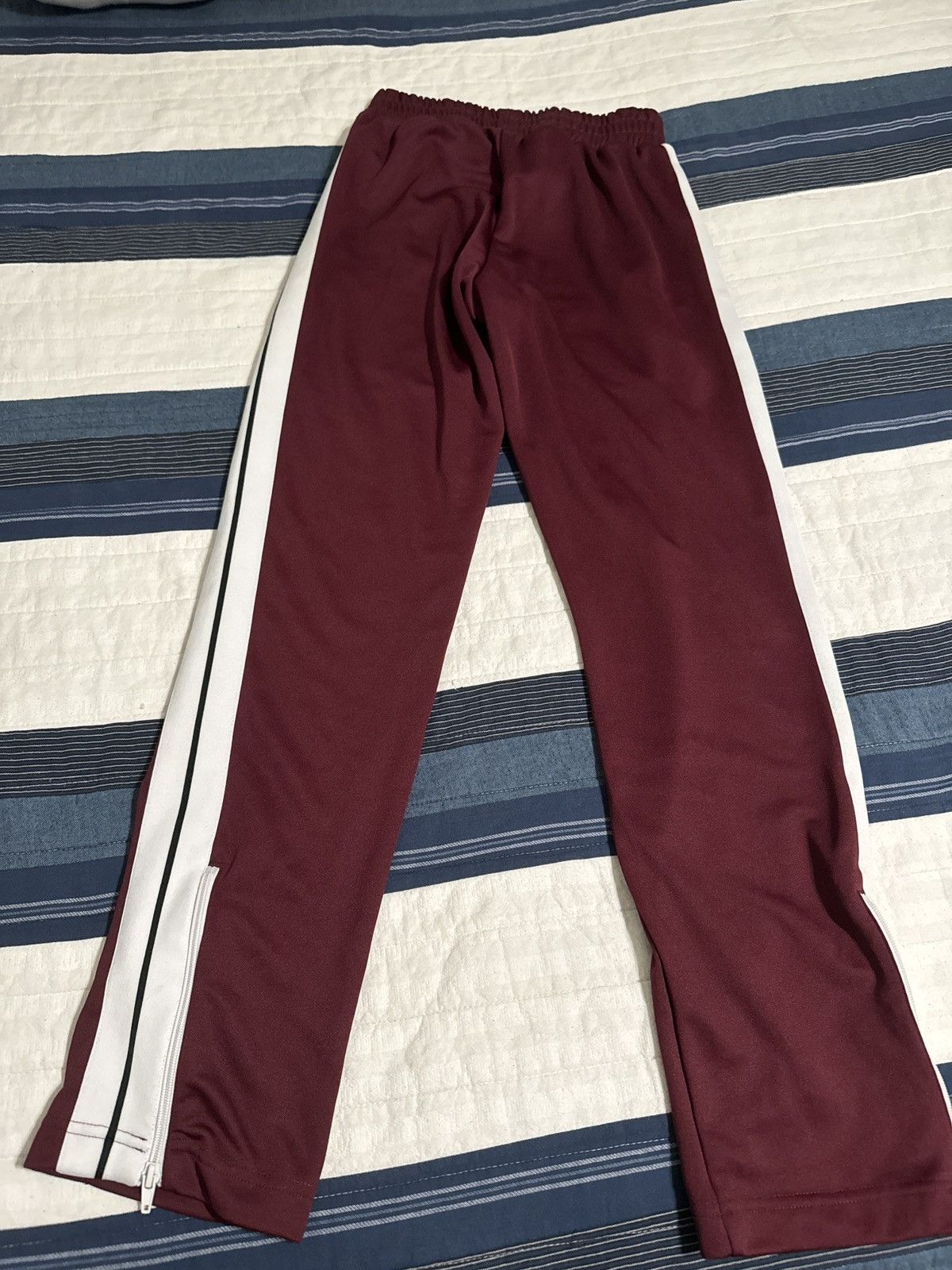 image of Palm Angels Side Striped Track Trousers Size S in Red, Women's