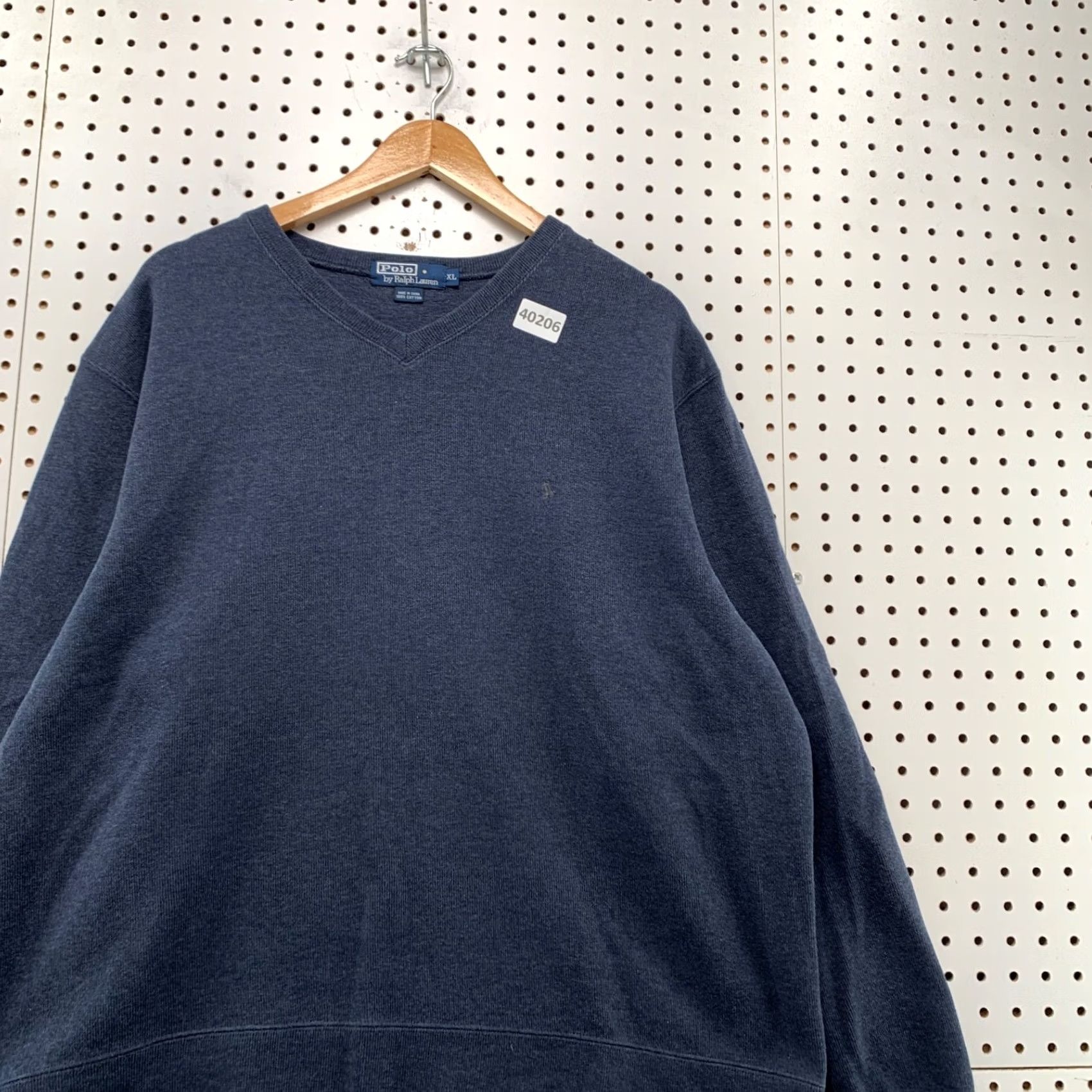 Polo Ralph Lauren VINTAGE Polo Ralph Lauren Sweater Mens XL Blue V-Neck Casual Preppy Size US XL / EU 56 / 4 - 5 Thumbnail