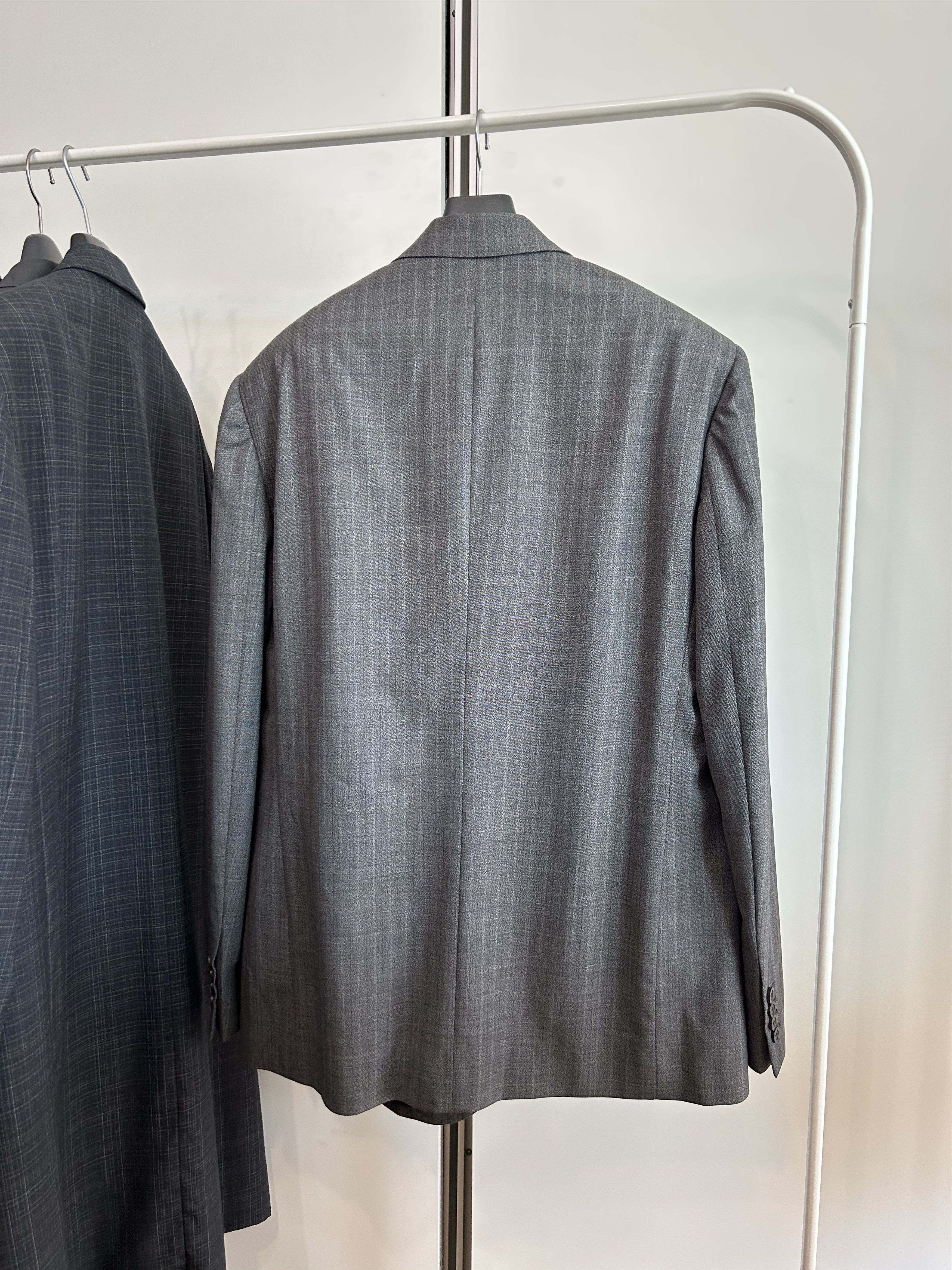 Balenciaga BALENCIAGA Washed Check Blazer Size 42R - 3 Thumbnail