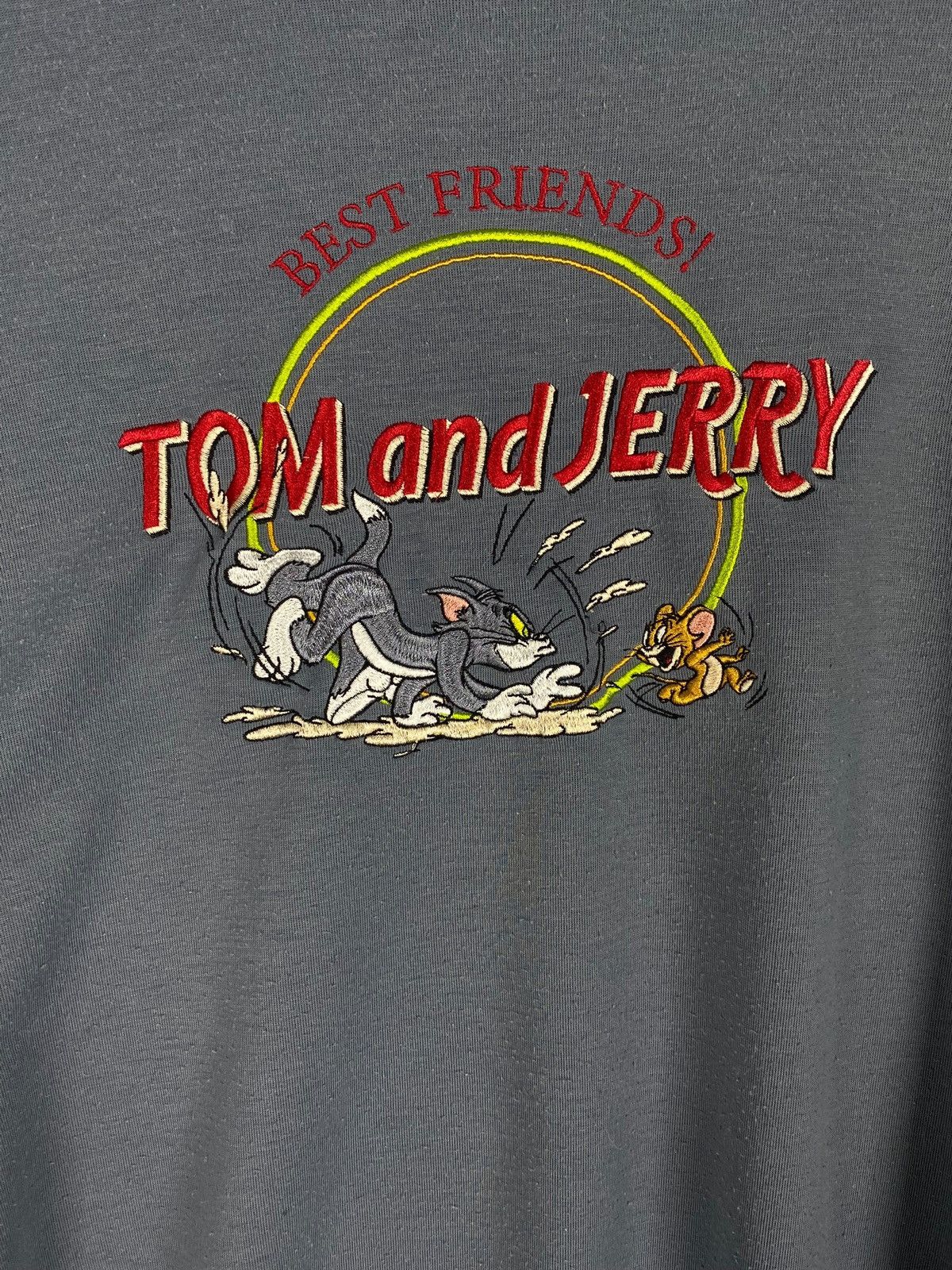 Vintage Vintage Tom&Jerry Full Print Crewneck Sweatshirt Gray Size M / US 6-8 / IT 42-44 - 4 Thumbnail