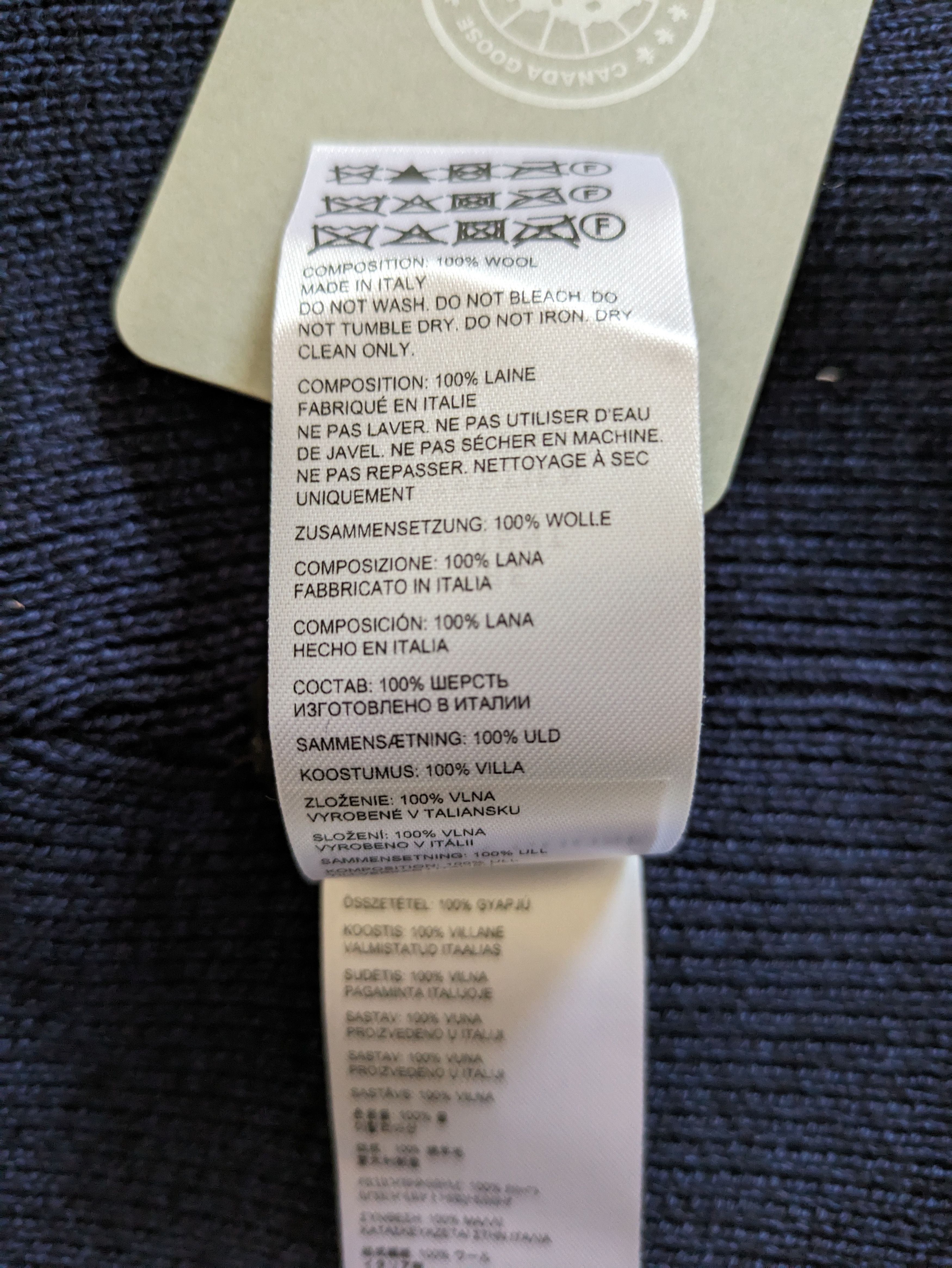 Canada Goose Arctic Toque - Merino Wool Beanie, Navy Heather Size ONE SIZE - 6 Thumbnail