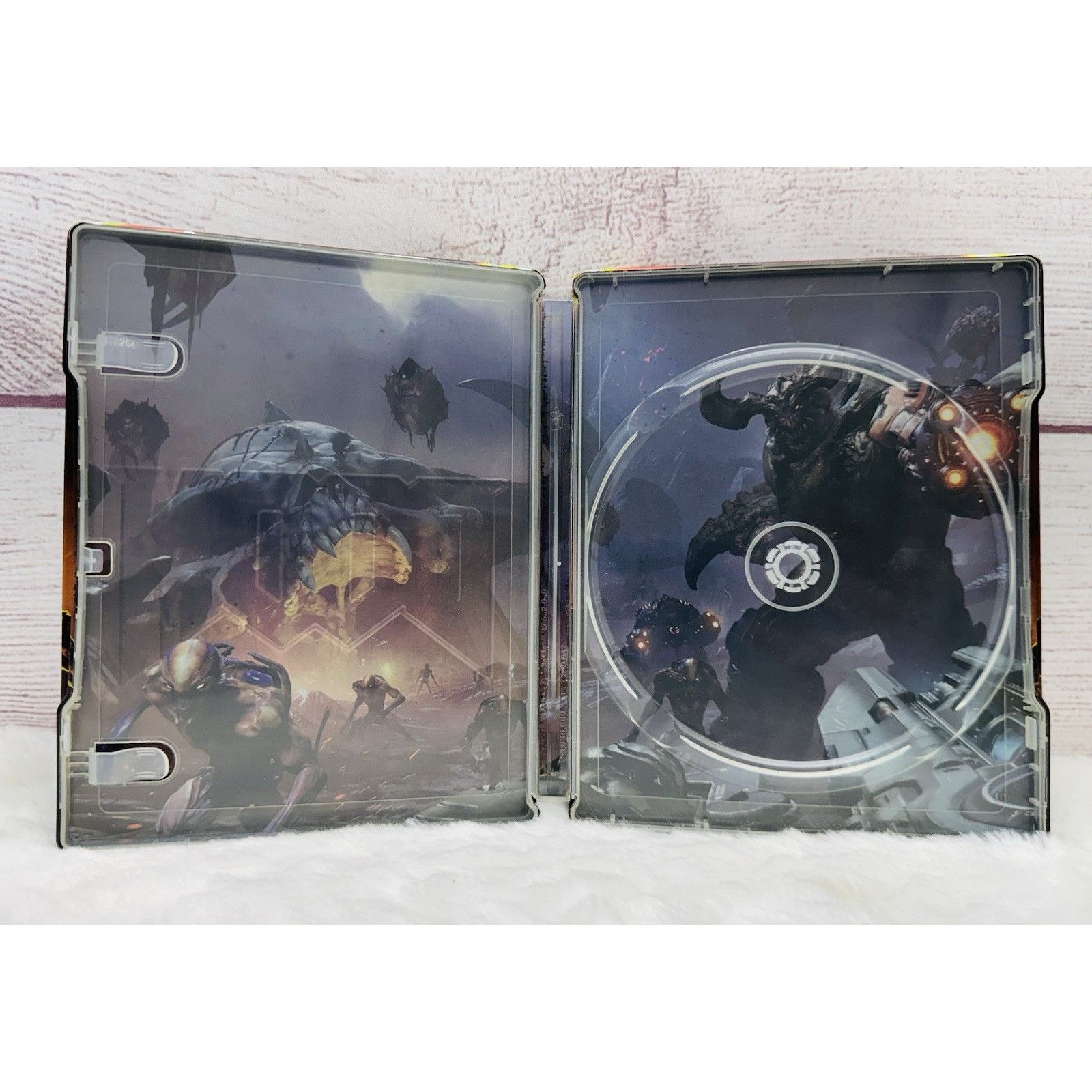 Sony DOOM (PS4, PlayStation 4, 2016) SteelBook ONLY (NO DISC) + M Size ONE SIZE - 5 Thumbnail