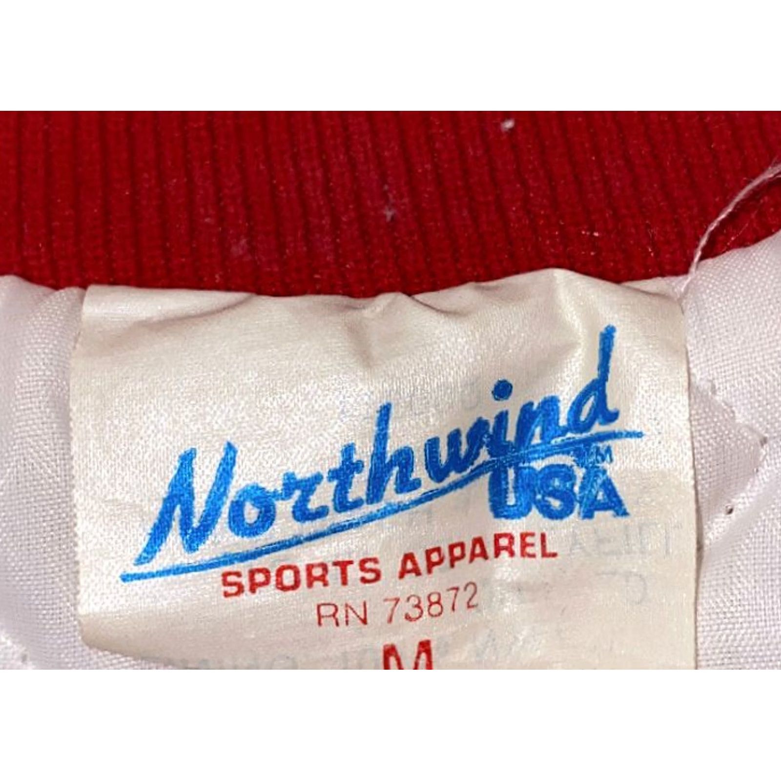 Vintage Northwind Jacket Mens Red Satin Snap Button Quilt Lined M USA Satin Quilted Buttoned Lined Jacket Size US M / EU 48-50 / 2 - 6 Thumbnail