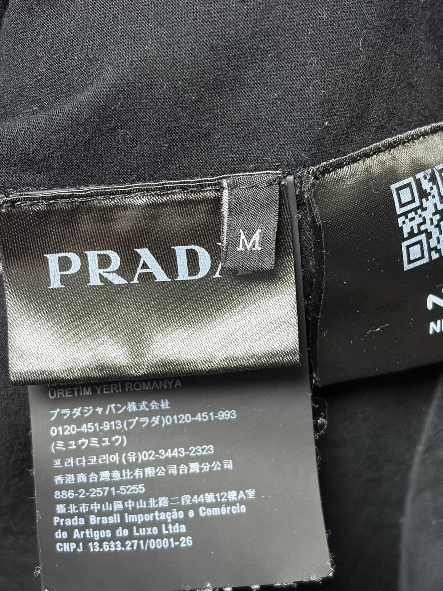 Prada Prada Short Sleeve T-Shirt M Black Size US M / EU 48-50 / 2 - 4 Thumbnail