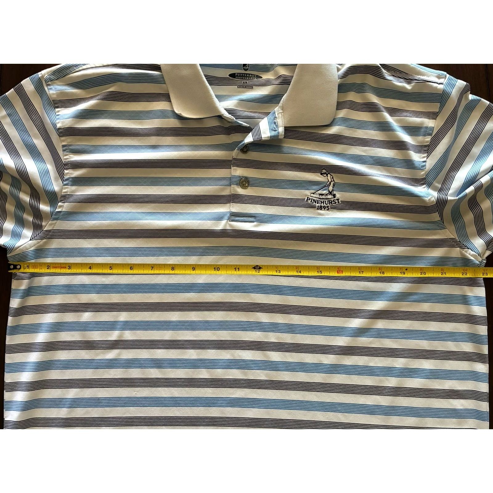 Our Legacy Legacy Putter Boy Pinehurst Striped Polo Men’s Large Golf Shirt Size US L / EU 52-54 / 3 - 4 Thumbnail