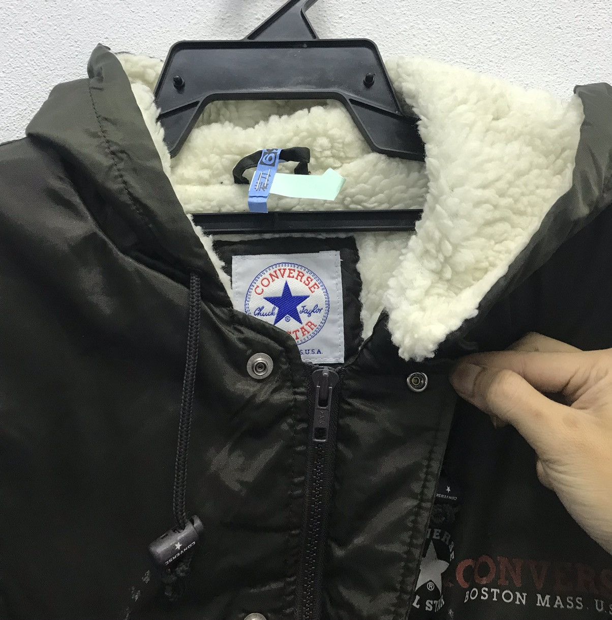 Converse × Vintage Vintage Converse Chuck Taylor All Star Jacket HOODIE Size US L / EU 52-54 / 3 - 4 Thumbnail