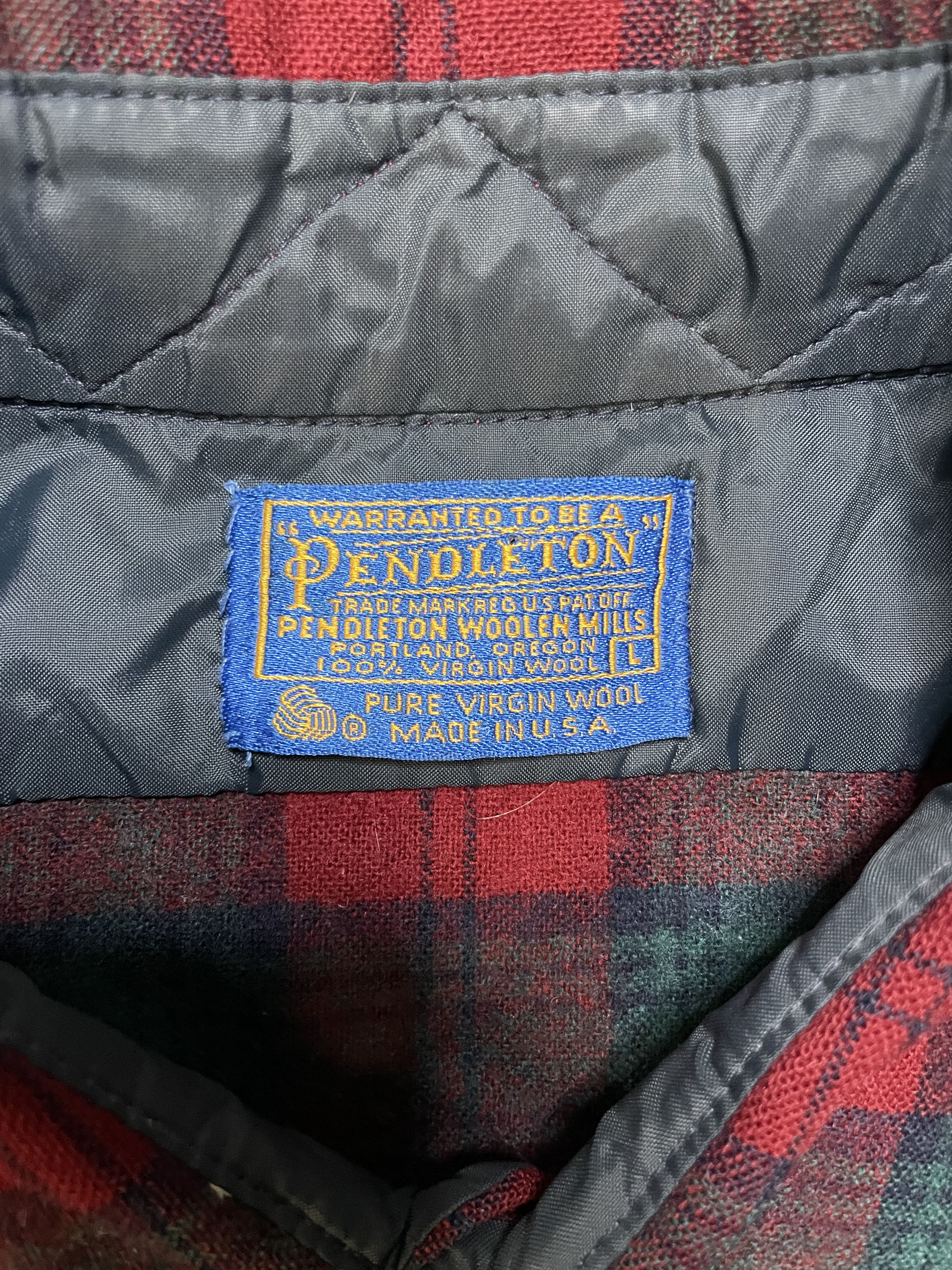 Pendleton Vintage 1960s Pendleton wool flannel Size US L / EU 52-54 / 3 - 3 Thumbnail