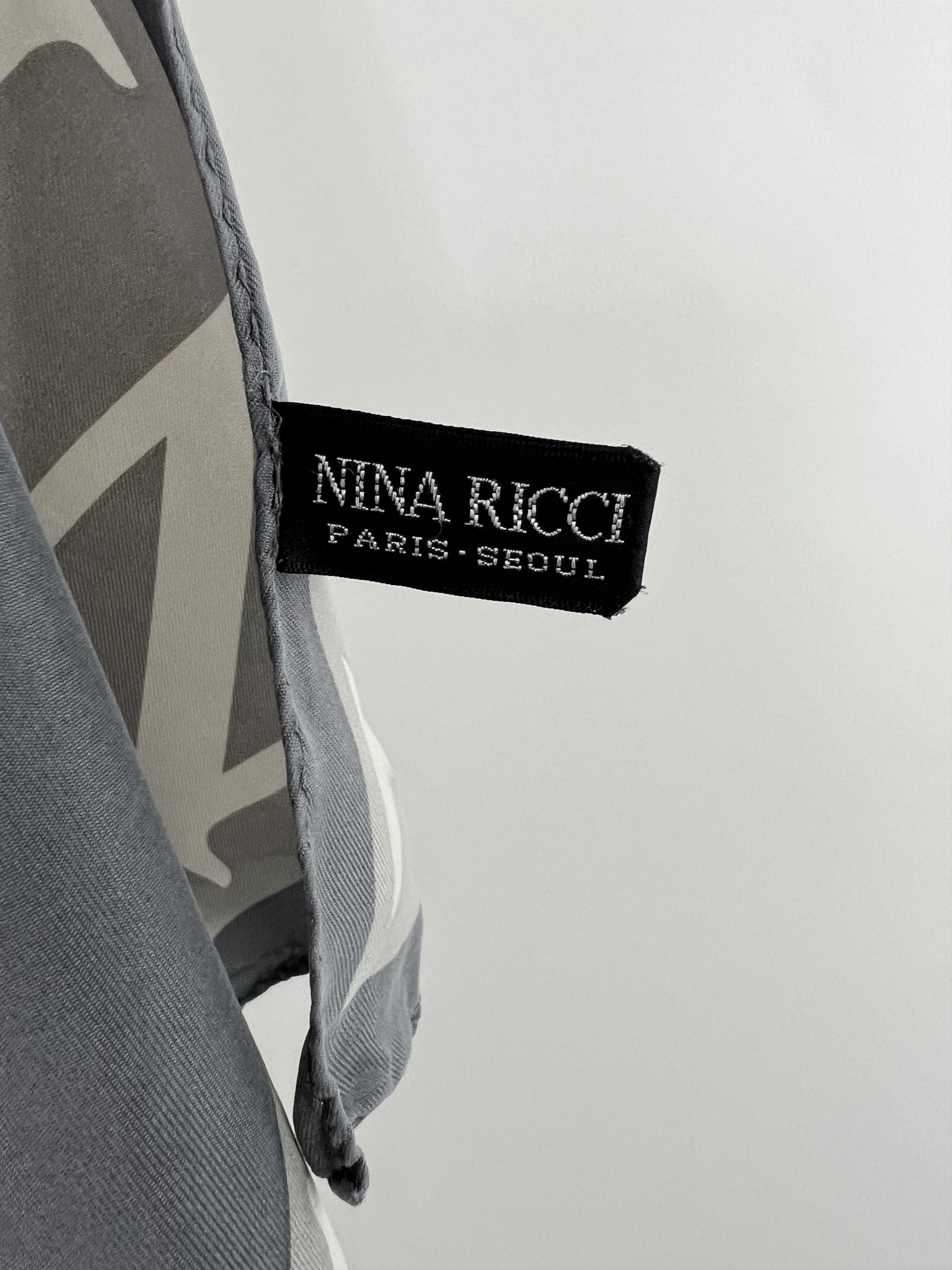 Nina Ricci Nina Ricci Silk Scarf Size ONE SIZE - 10 Thumbnail