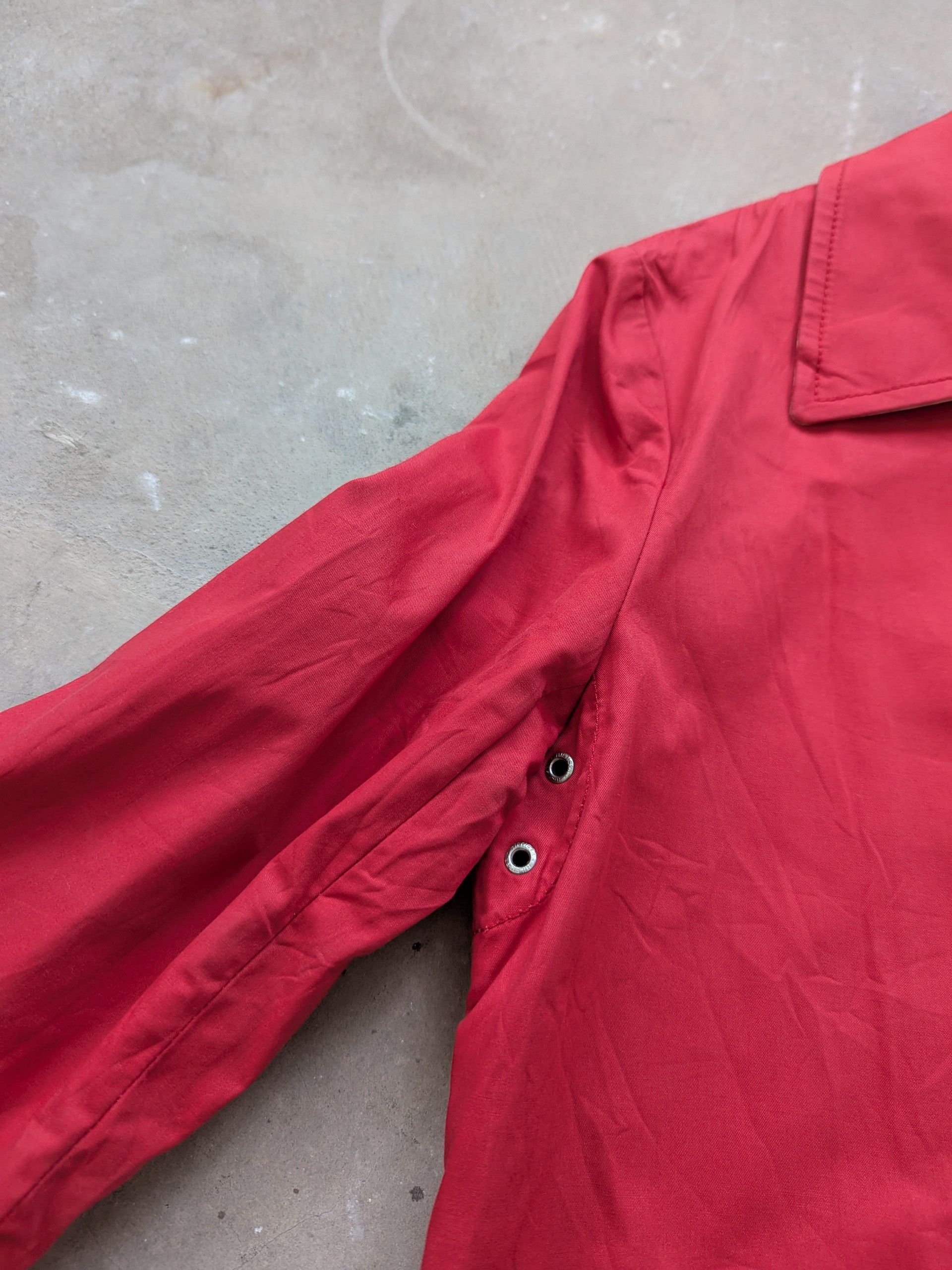 Tommy Hilfiger × Vintage Tommy Hilfiger Trench Coat Red Women Size S / US 4 / IT 40 - 9 Thumbnail
