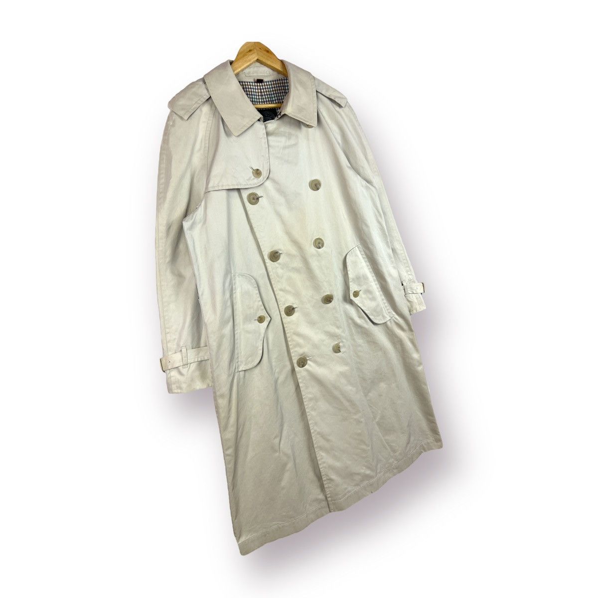 J. Press 🔥 J.PRESS NEW YORK BEIGE TRENCH COAT Size US L / EU 52-54 / 3 - 4 Thumbnail
