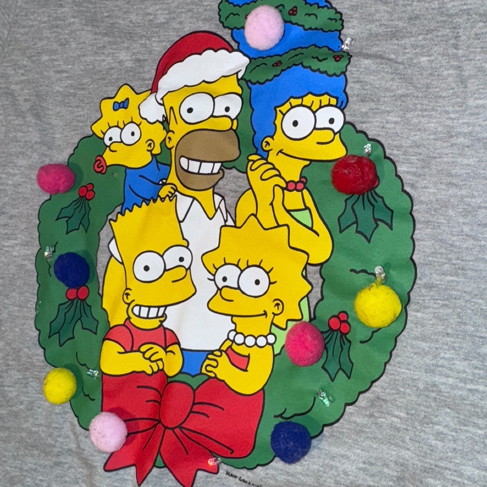 The Simpsons Mad Engine The Simpsons Ugly Christmas Sweater Sweatshirt Sm Size US S / EU 44-46 / 1 - 2 Thumbnail