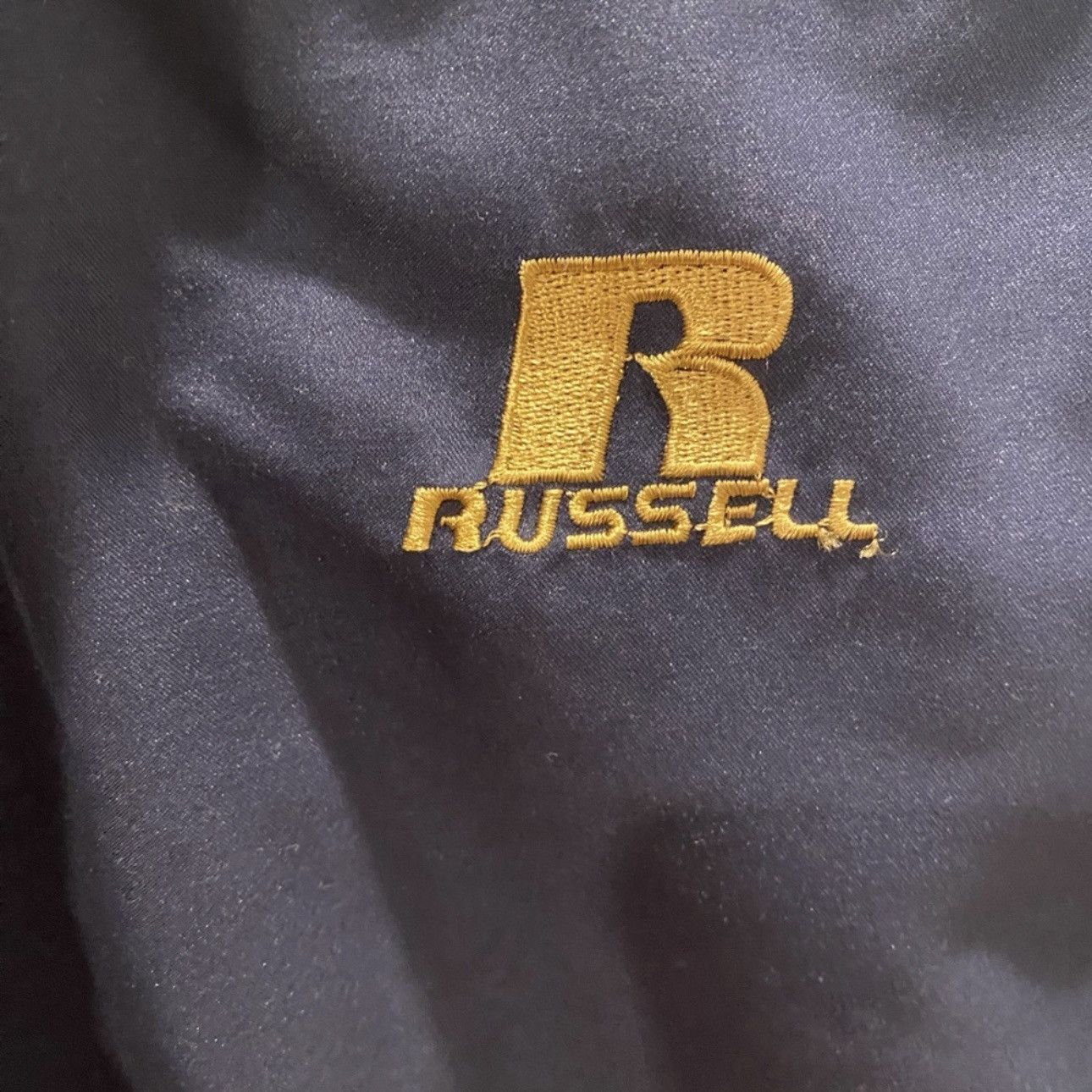 Russell Athletic Vintage Notre Dame Pullover Jacket Irish Blue Gold XL Size US XL / EU 56 / 4 - 5 Thumbnail
