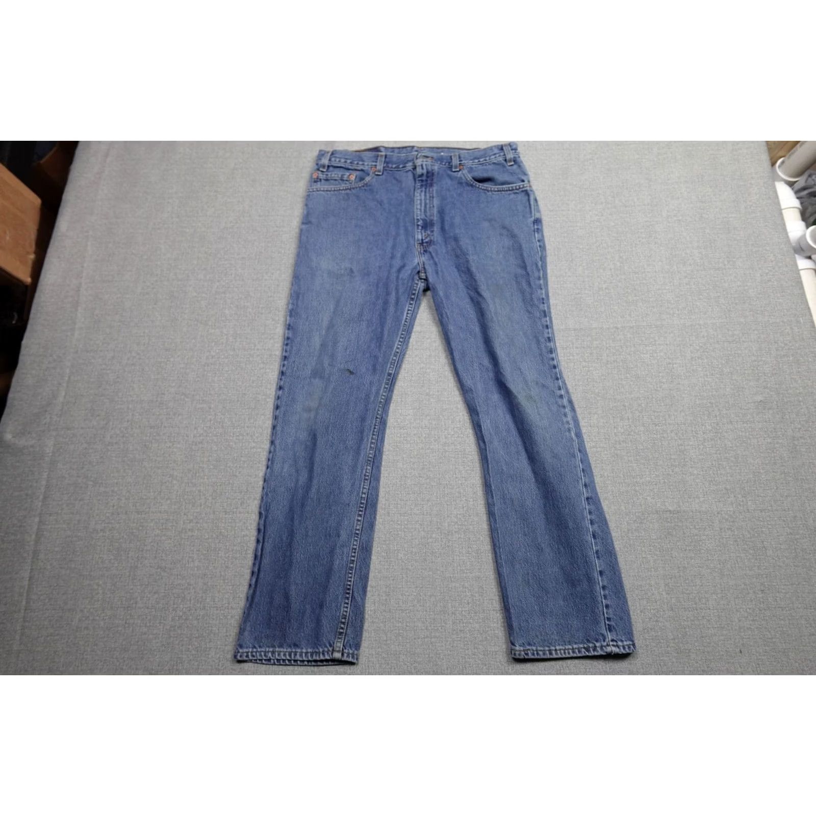 Levi's Vintage Levi's 505 Jeans Mens 38x30 Blue Regular Fit Straight Levi's 505 Cowboy Rancher Jeans Mens Brown? Size US 38 / EU 54 - 2 Thumbnail
