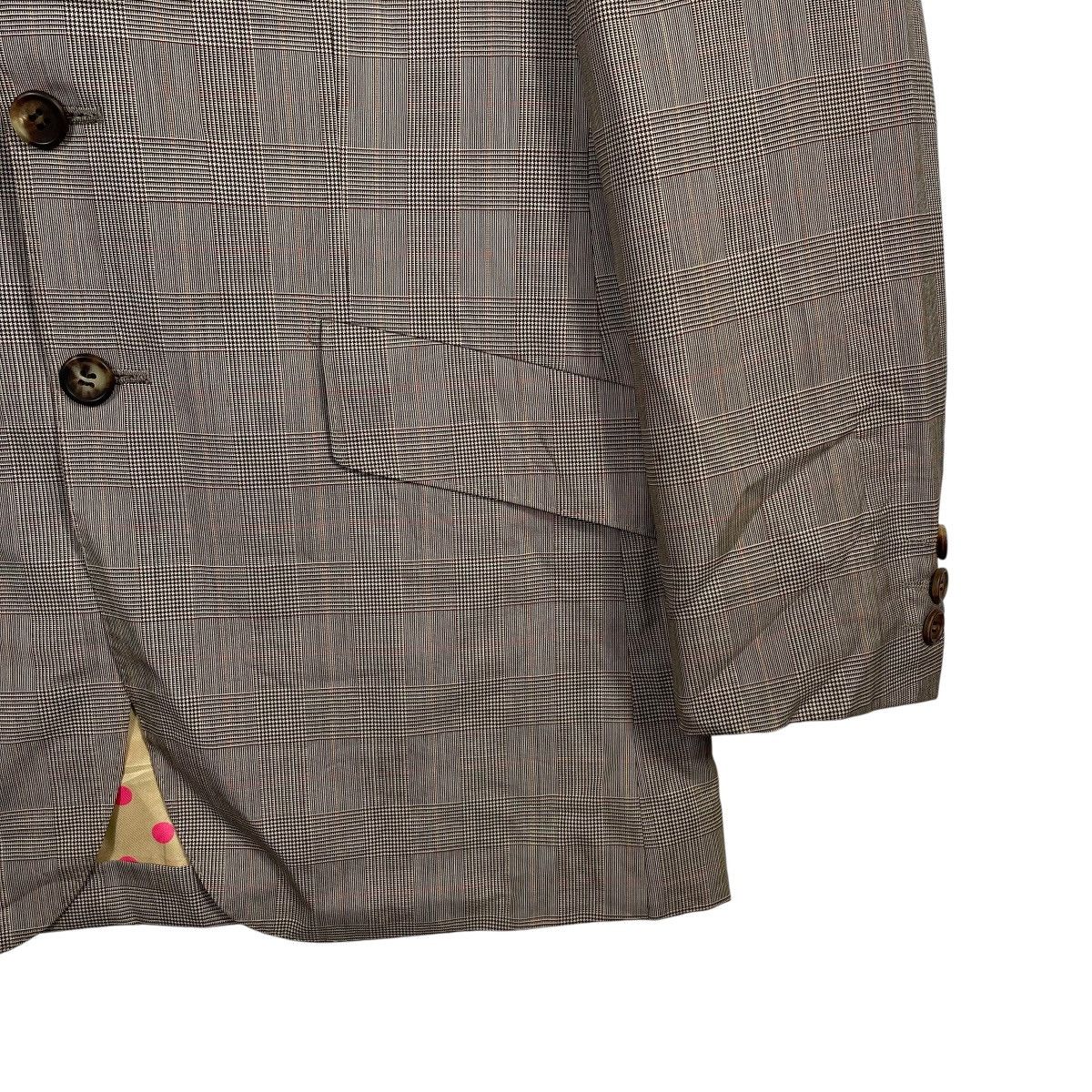 Paul Smith Paul Smith Collection Glen Plaid Blazer Polka Dot Lining Size 38R - 7 Thumbnail