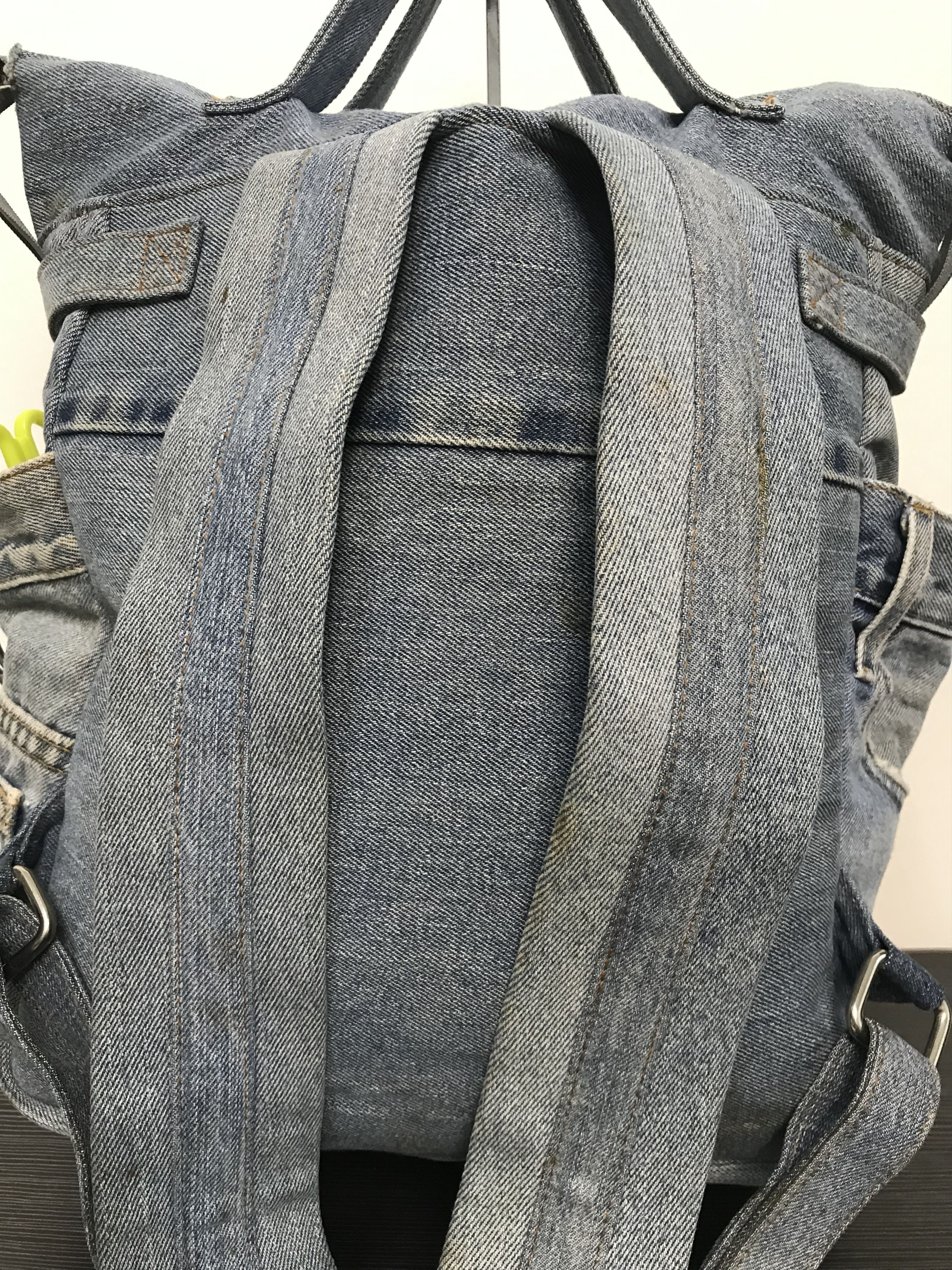 Hysteric Glamour × Japanese Brand × Seditionaries Denim rare Custom Bagpack Size ONE SIZE - 12 Thumbnail