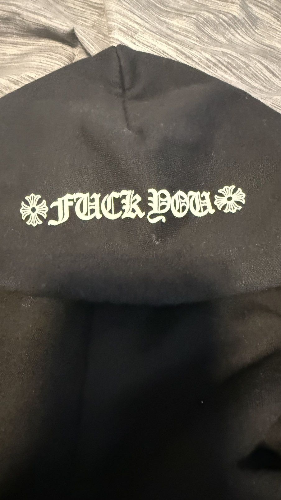 Chrome Hearts CHROME HEARTS THERMAL HOODIE ZIP UP BLACK XL Size US XL / EU 56 / 4 - 13 Thumbnail