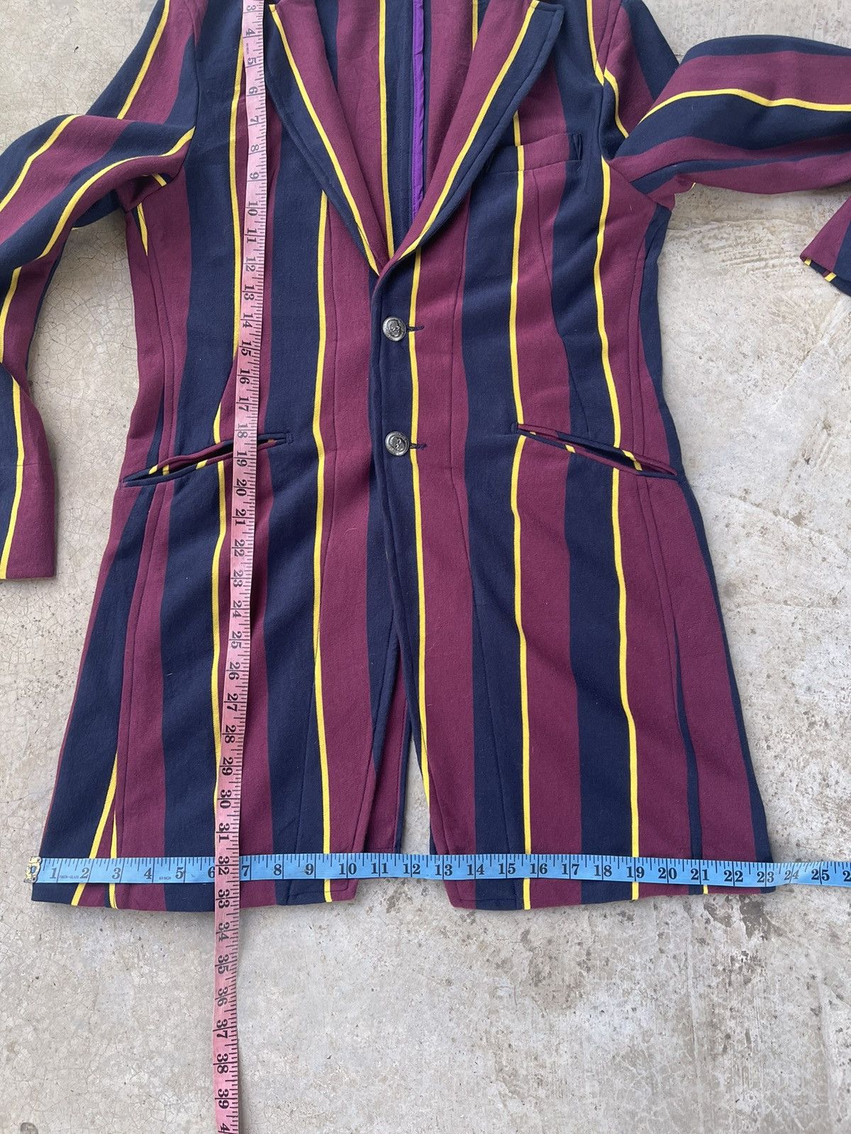 PPFM PPFM striped bondage long coat Size US M / EU 48-50 / 2 - 11 Thumbnail