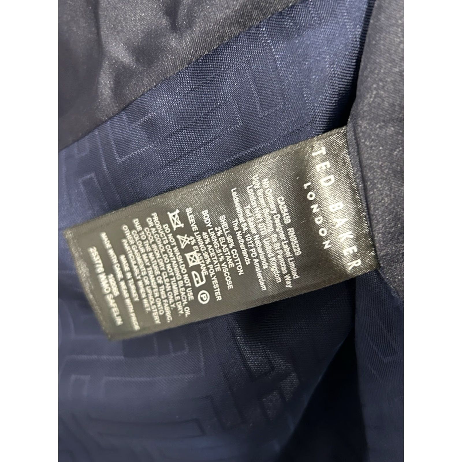 Ted Baker Ted Baker London Lightweight Belted Trench Coat Navy Blue Women’s 2 Coat for Women Trench Coat Vintage No Size XS / US 0-2 / IT 36-38 - 7 Thumbnail