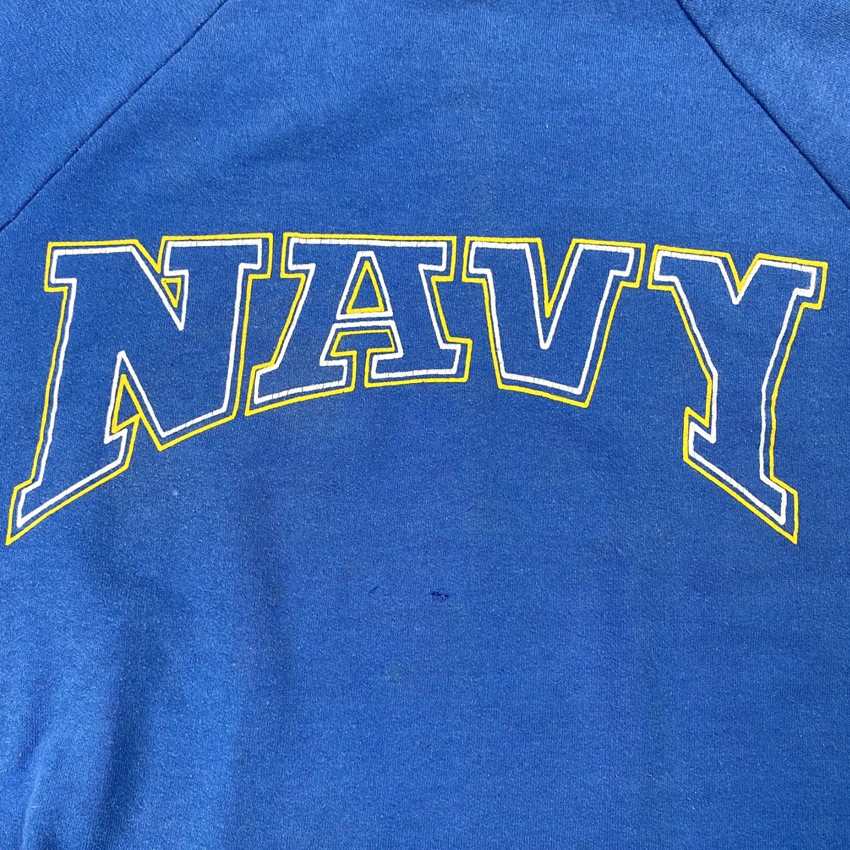 Vintage VINTAGE NAVAL U.S. NAVY ANNAPOLIS RAGLAN SWEATSHIRT 1970's/80's MILITARY BLUE USA S Size US S / EU 44-46 / 1 - 2 Thumbnail
