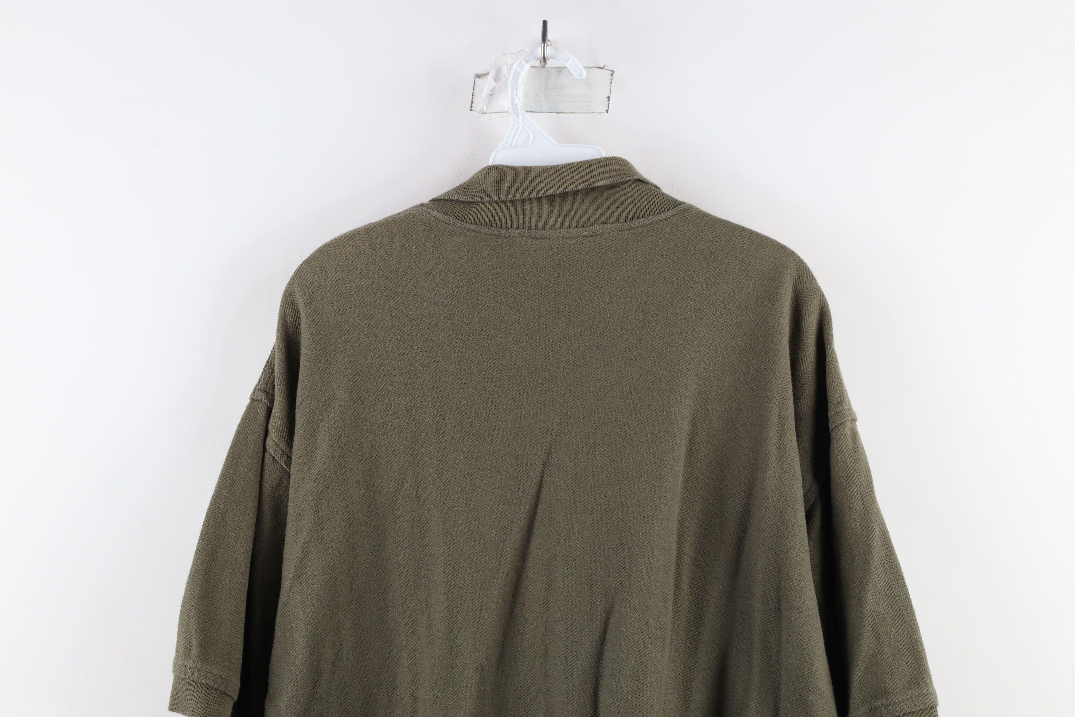 Vintage Vintage 90s Streetwear Herringbone Collared Golf Polo Shirt Size US XL / EU 56 / 4 - 9 Thumbnail