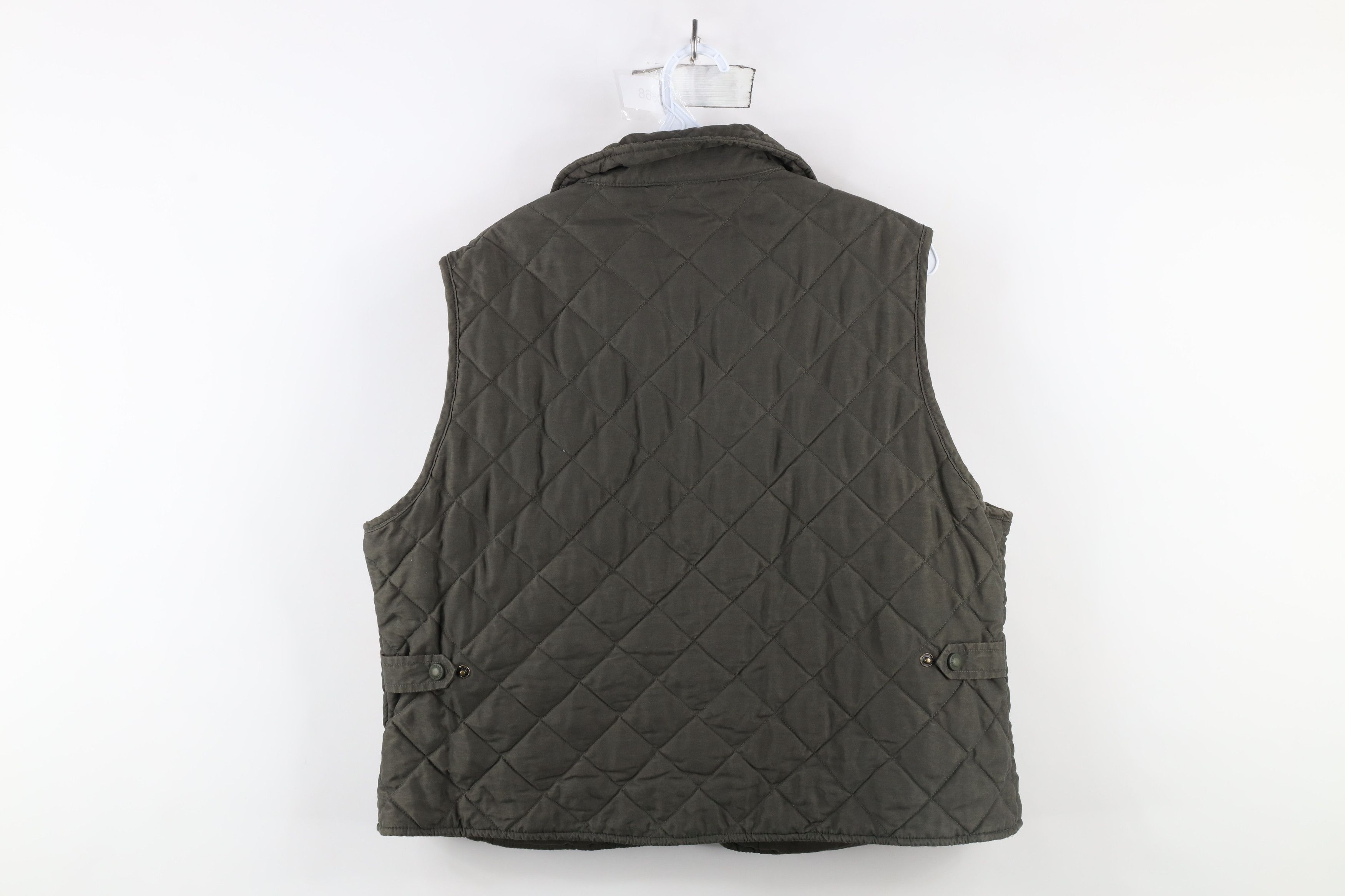 Cabelas × Vintage Vintage Cabelas Quilted Full Zip Vest Jacket Grayish Green Size XL / US 12-14 / IT 48-50 - 11 Thumbnail