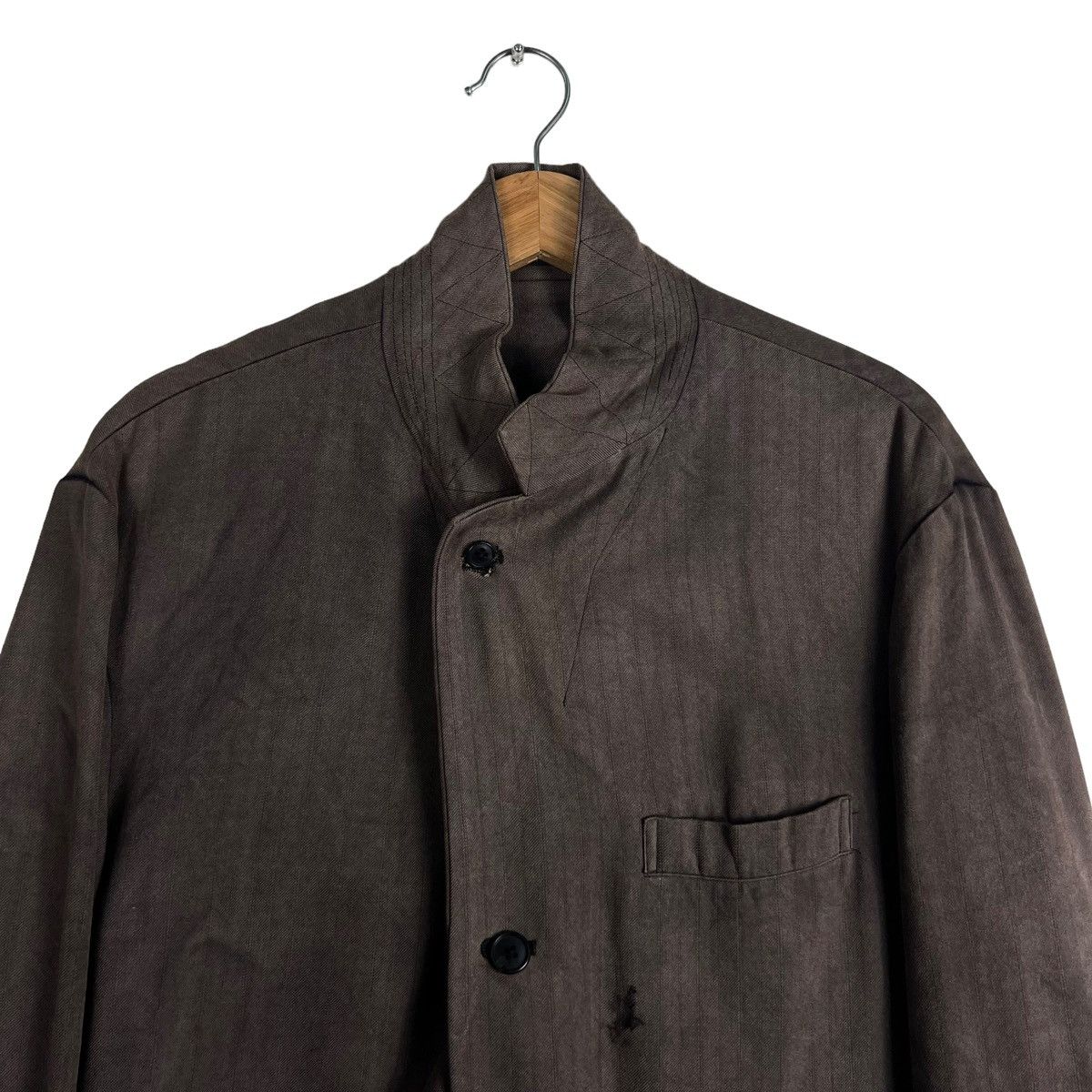 Yohji Yamamoto 🔥RICH BROWN VTG Y’S FOR MEN YOHJI YAMAMOTO CHORE JACKET Size US M / EU 48-50 / 2 - 14 Thumbnail