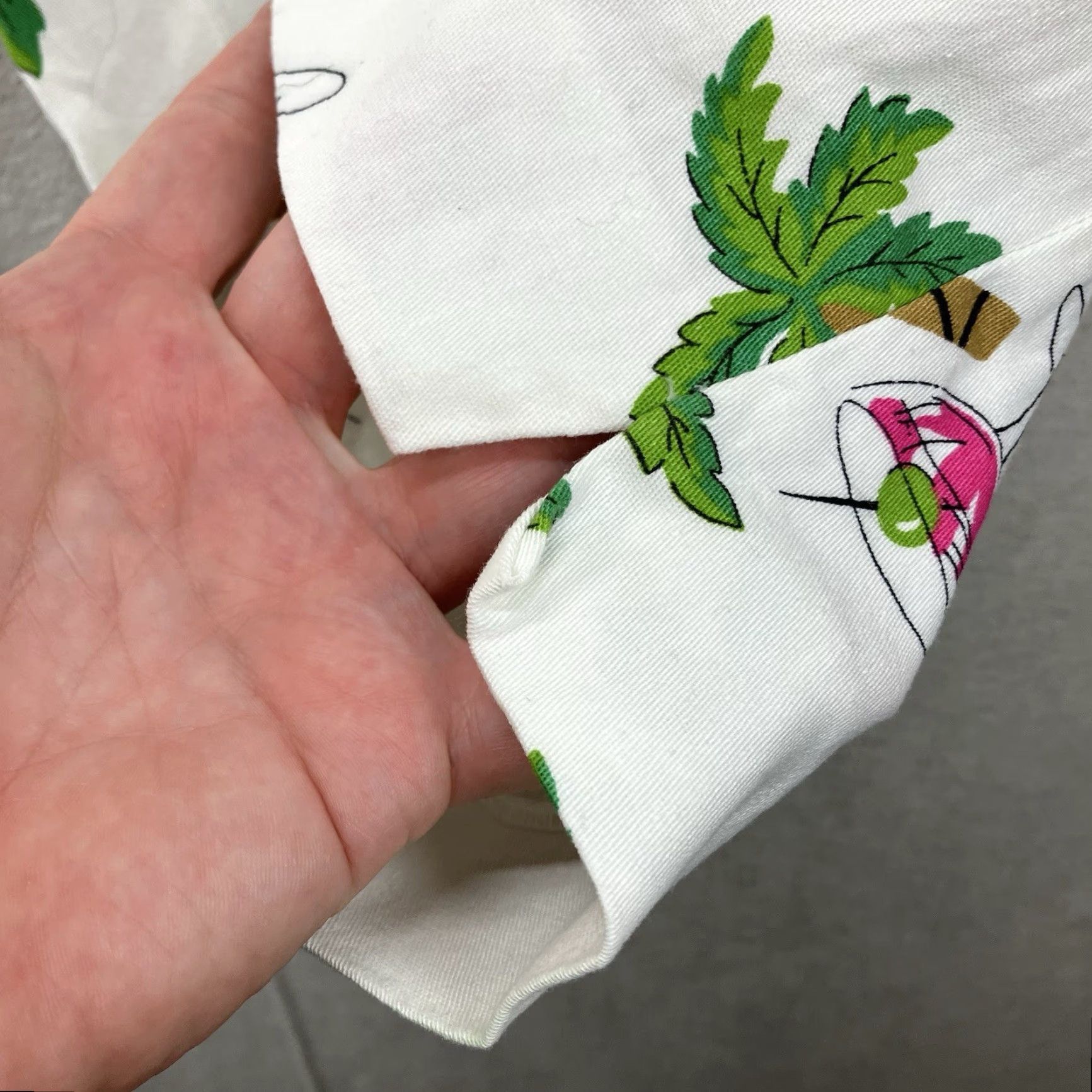 Gloverall VINTAGE Briggs New York Women's Capri Pants 10 High Rise White Pink Martini Pattern 80s 90s Summer Fashion Size 32" / US 10 / IT 46 - 7 Thumbnail
