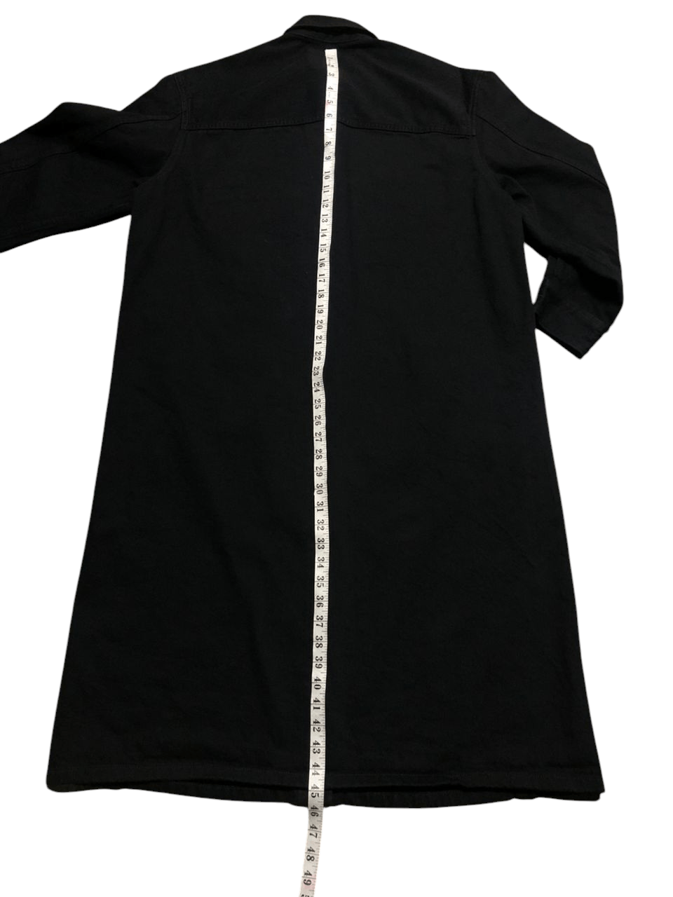 Lemaire × Uniqlo Uniqlo x Lemaire All Black Denim Trenchcoat Size L / US 10 / IT 46 - 17 Thumbnail