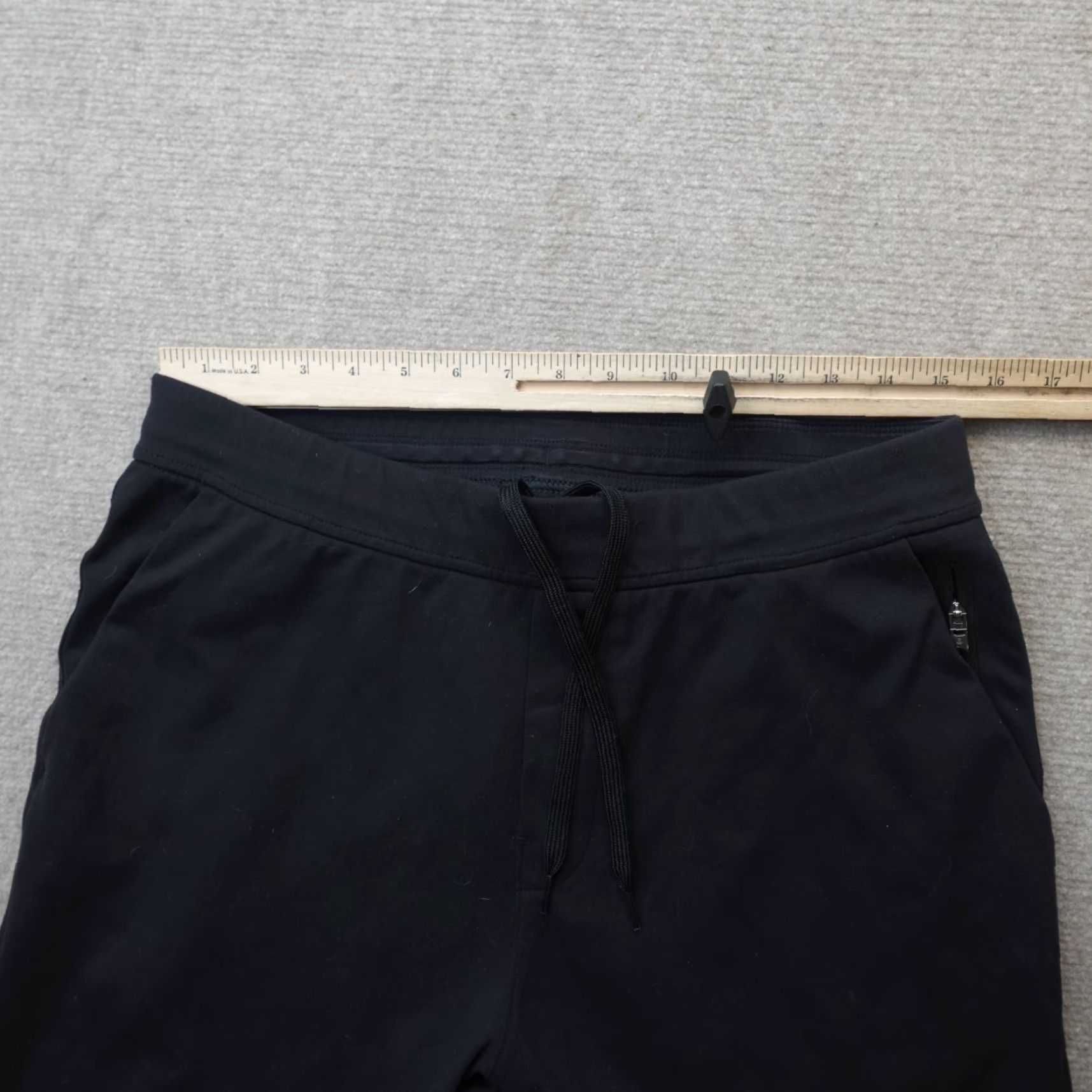 Vintage Public Rec Mens Pants Jogger Black 32 30 Drawstring Cuffed Inseam 30 Men Black Jogger Pants Size US 32 / EU 48 - 4 Thumbnail