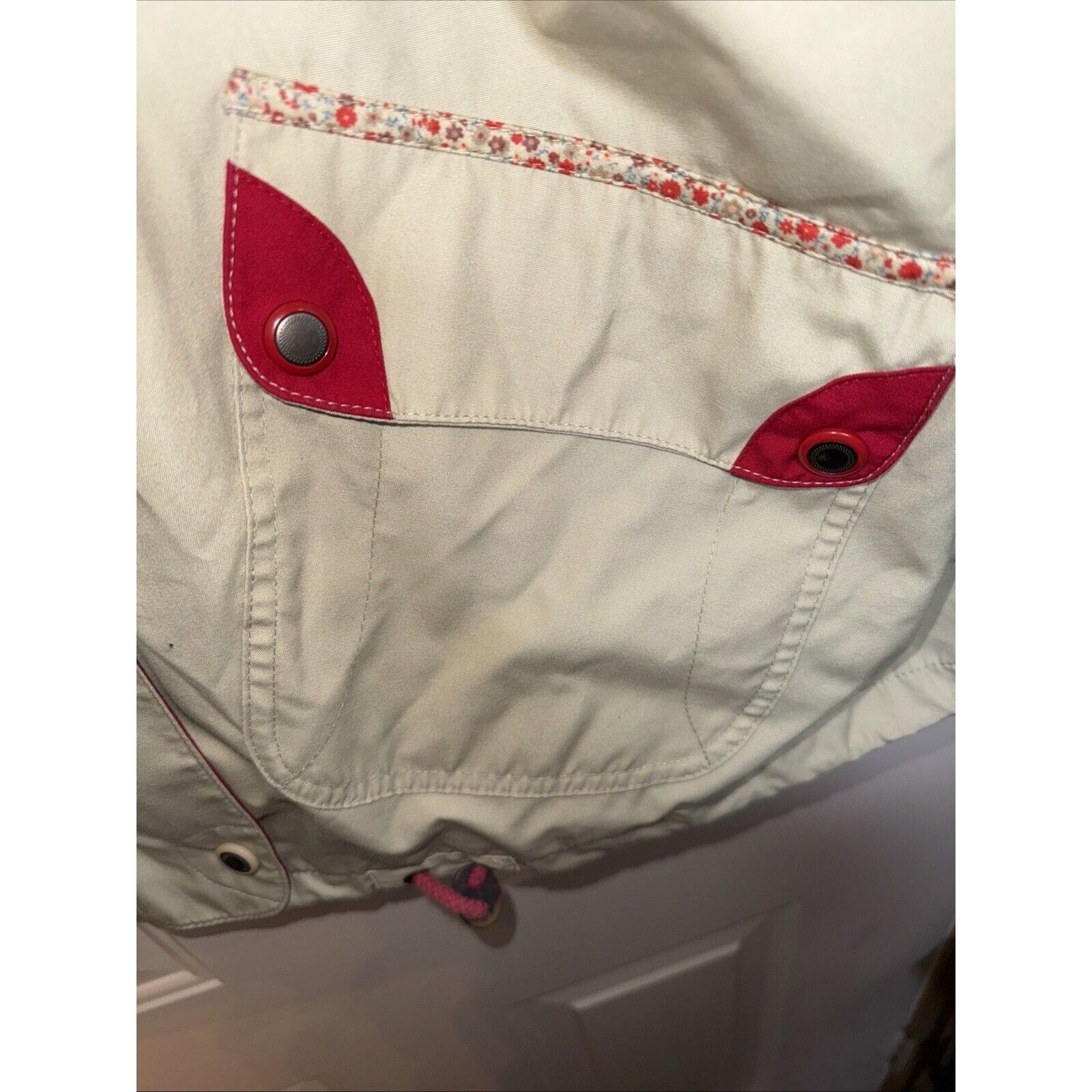 1 Madison 1 Madison Parka Jacket Coat Womens Large Beige Windbreaker Size L / US 10 / IT 46 - 7 Thumbnail