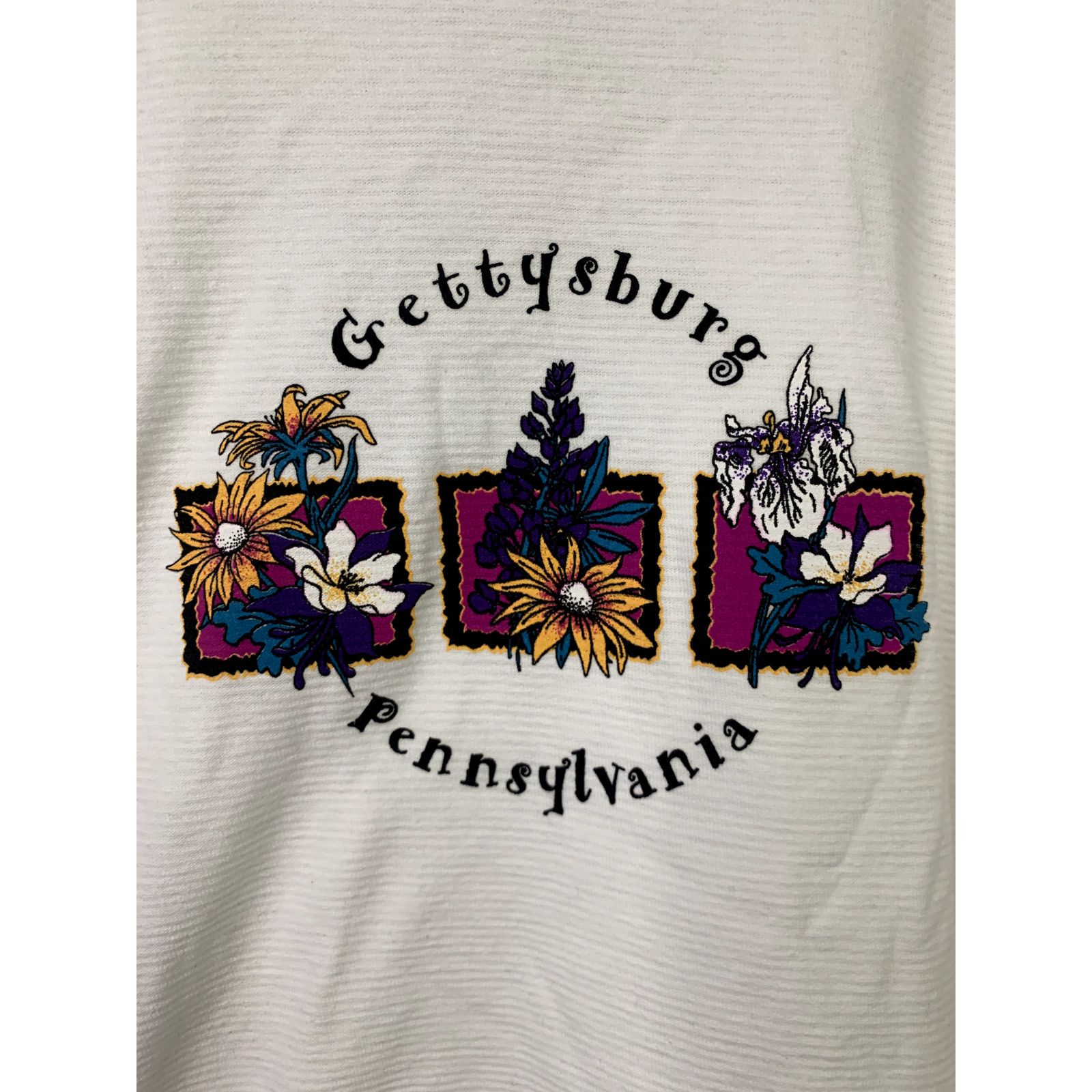 Vintage Vintage Pennsylvania Gettysburg XL White Striped Shirt Size US XL / EU 56 / 4 - 2 Thumbnail