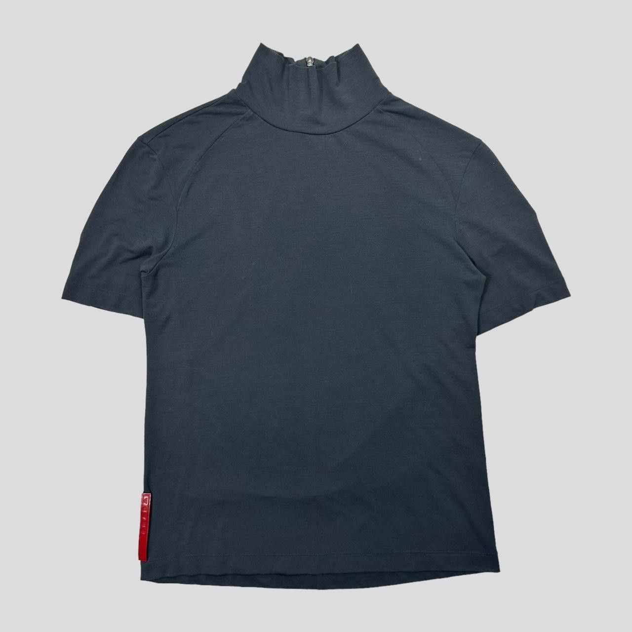 トップス Prada sports 00s nylon pullover shirt Prada Prada Sport 00's Stretch Fit Turtleneck Sport Top
