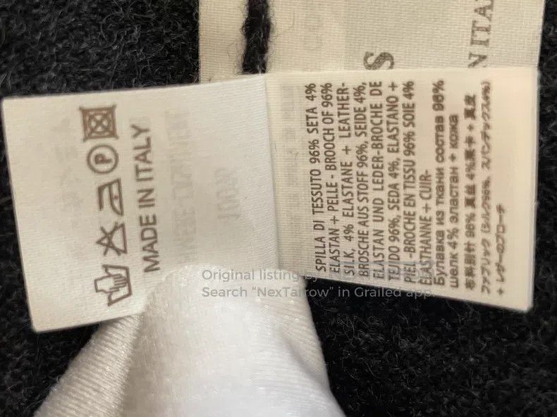 Brunello Cucinelli Brunello Cucinelli Black and Grey Cashmere Cardigan Size S / US 4 / IT 40 - 7 Thumbnail