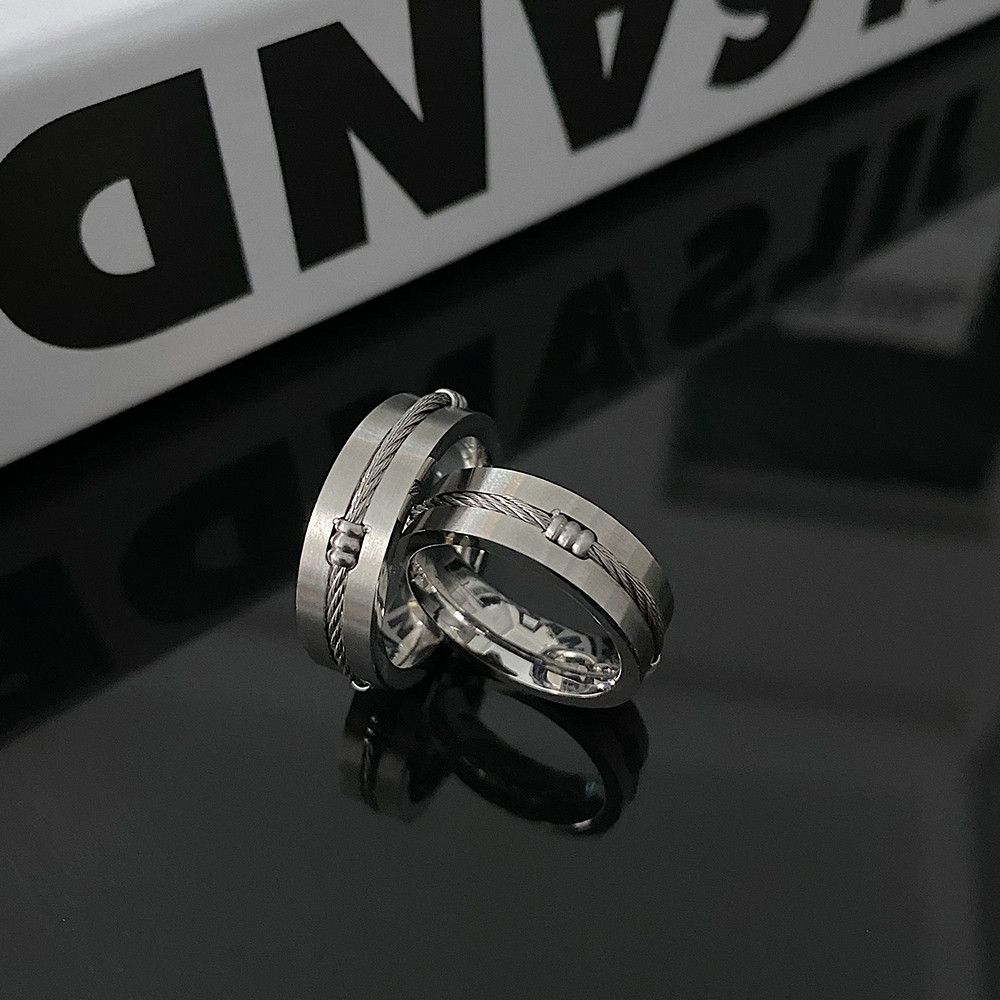 Jewelry New Trend Jewelry Rings Open Size Chrome Ring (Size 7-13) Size ONE SIZE - 1 Thumbnail