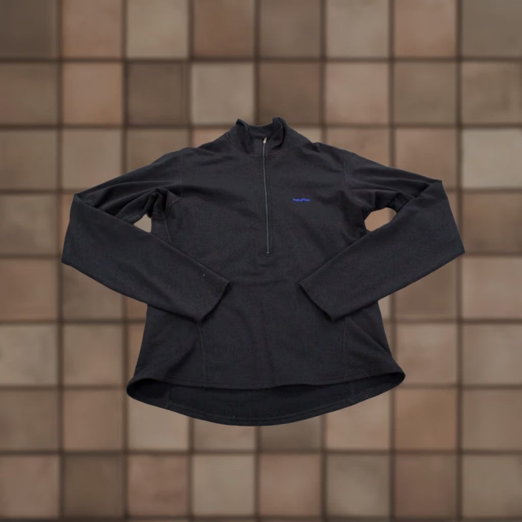 Patagonia Patagonia Jacket Womens M Black Nylon Outdoor Hiking Windbreaker 1/2 Zip Pockets Windproof 90s Decade USA Made Size M / US 6-8 / IT 42-44 - 1 Thumbnail