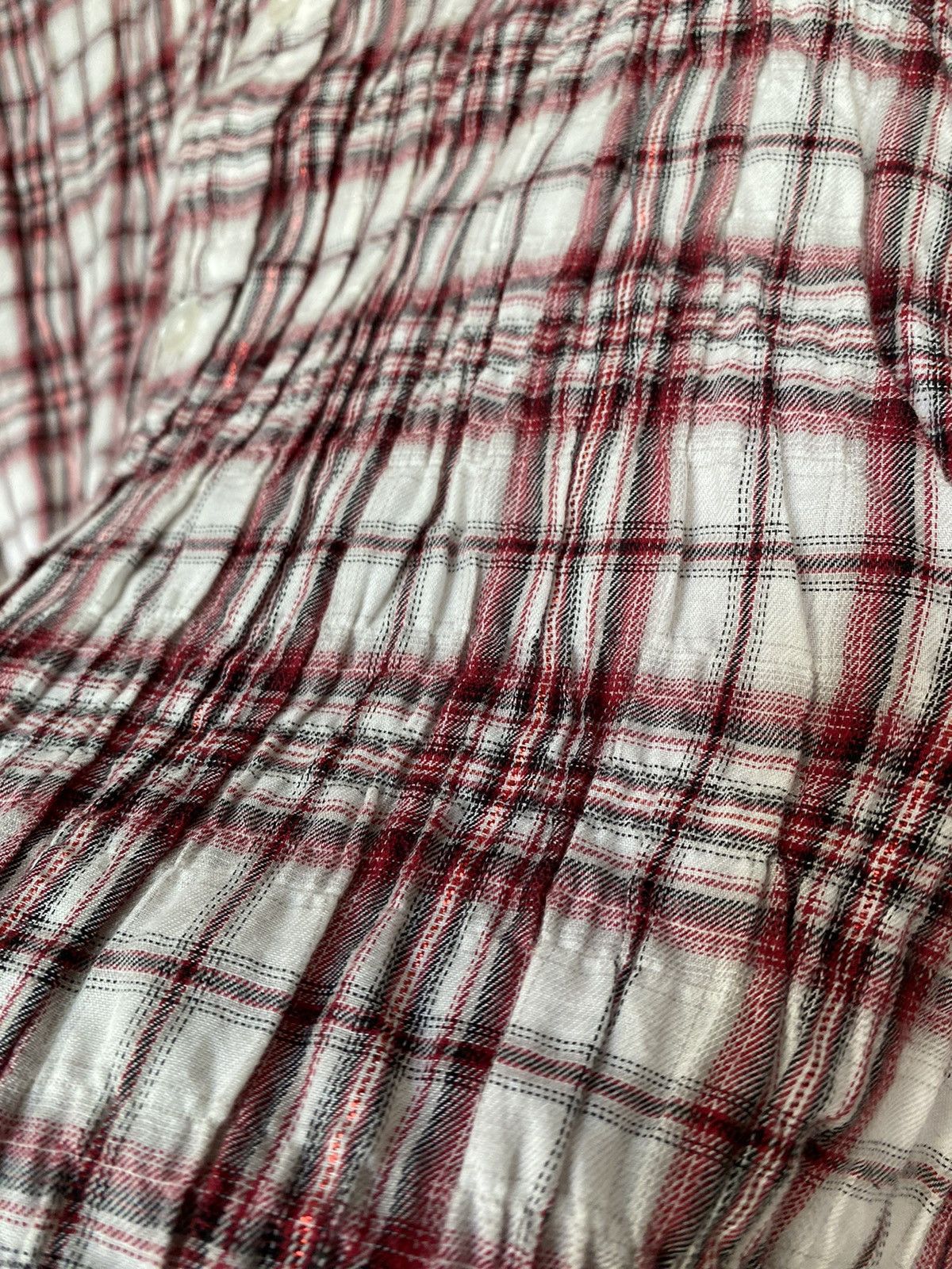 Isamu Katayama Backlash Vtg Edge Rupert wrinkles checked flannel Size US S / EU 44-46 / 1 - 9 Thumbnail