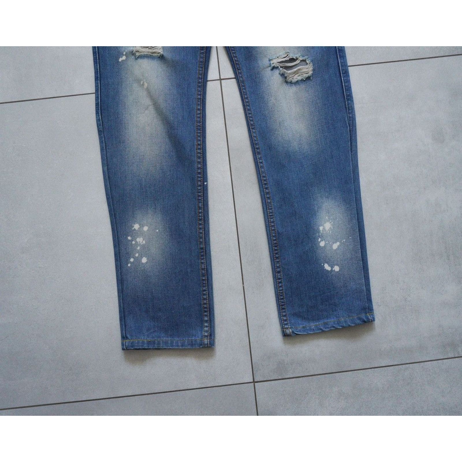 Dolce & Gabbana Dolce gabbana blue distressed vintage denim pants jeans Size US 34 / EU 50 - 3 Thumbnail