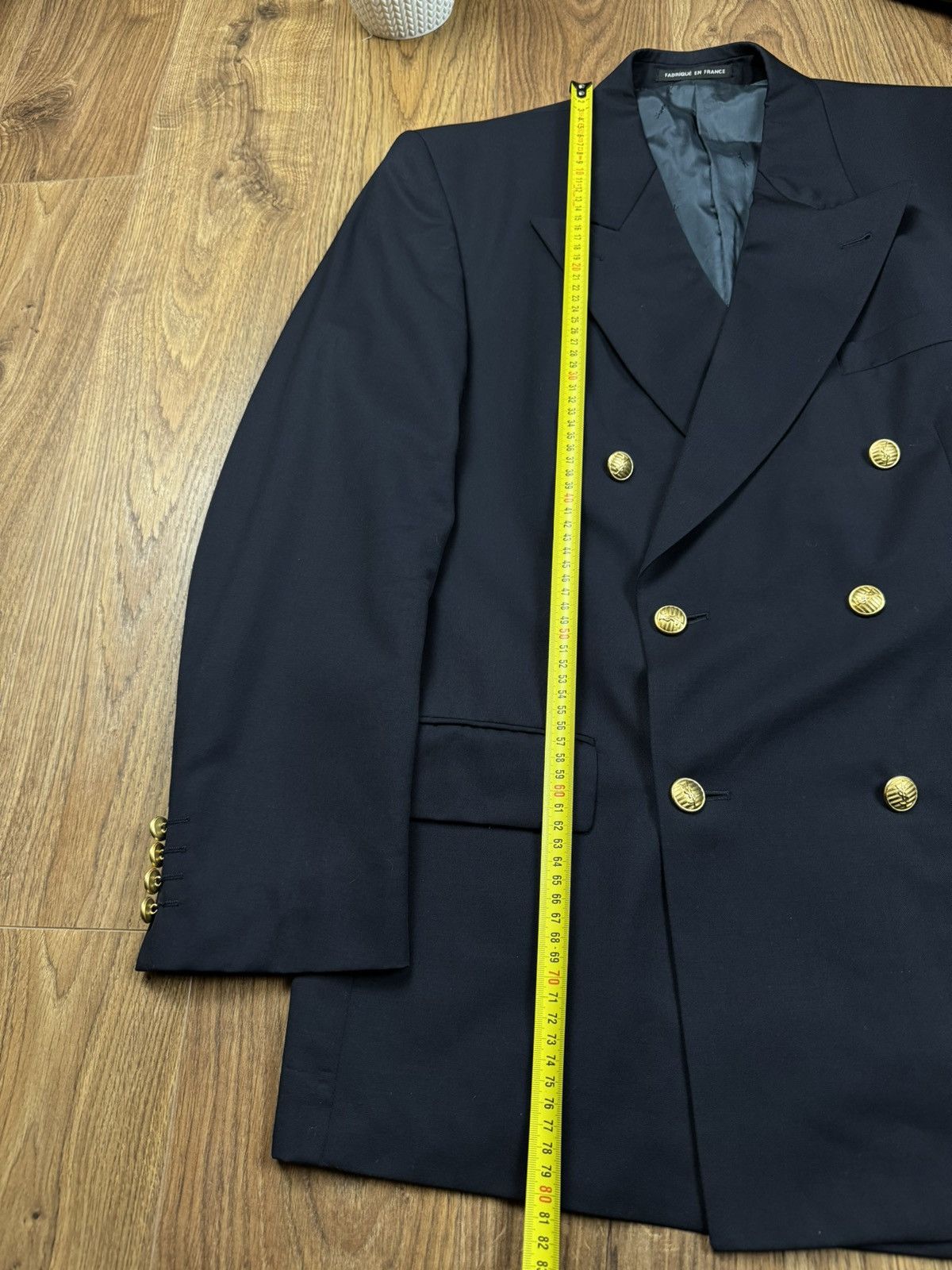 Yves Saint Laurent Vintage wool blazer Yves Saint Laurent original luxury item Size 52S - 6 Thumbnail