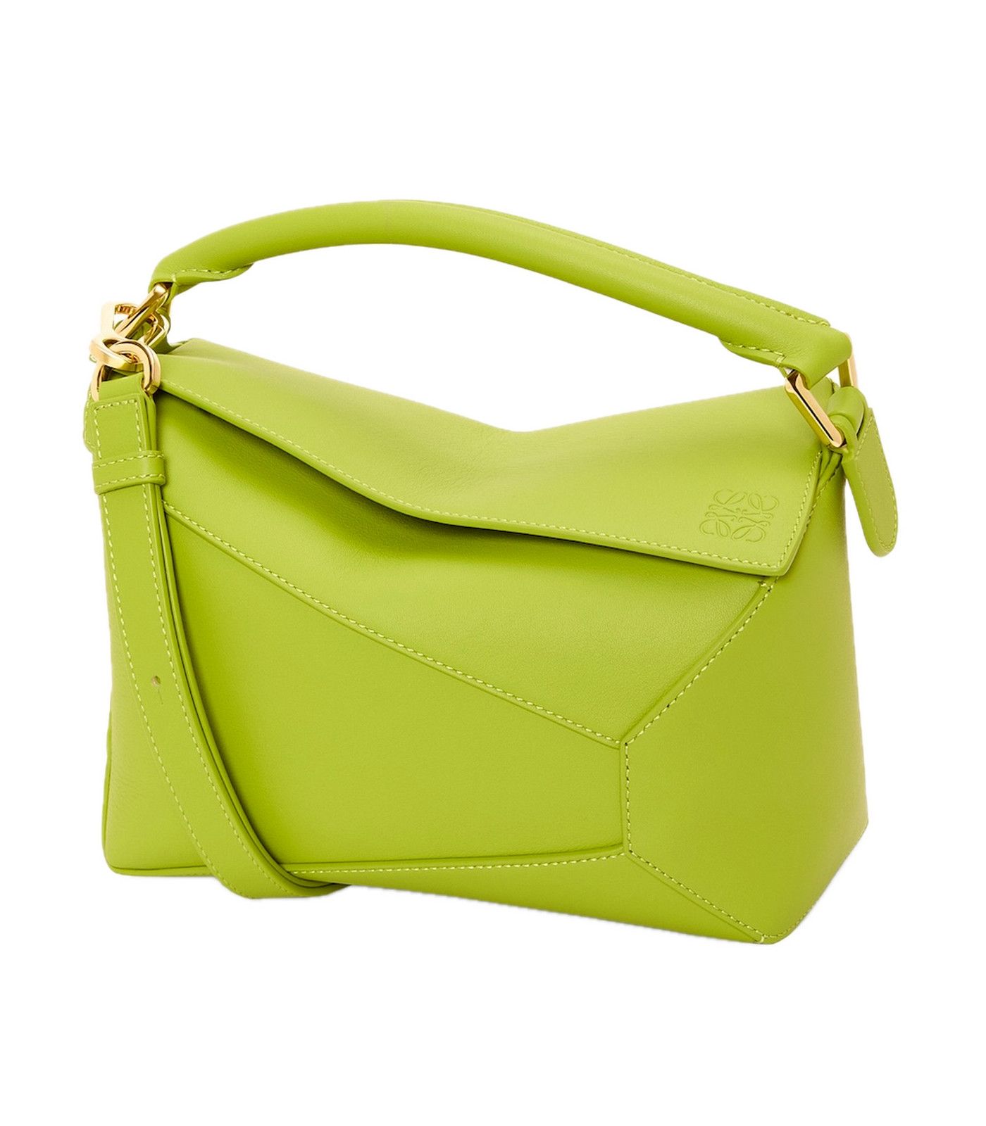 ショルダーバッグ・ポシェット LOEWE PUZZLE EDGE SMALL BAG CHOCOLATE/LIGHT MOSS Loewe Puzzle Edge Small Bag Chocolate/Light Moss in Brown