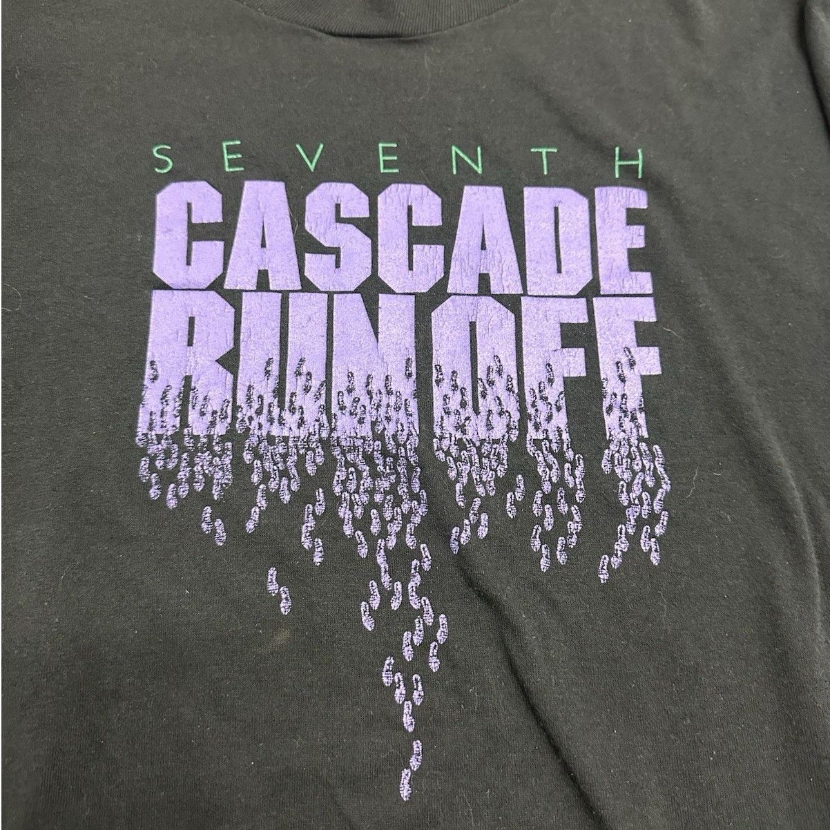 Nike × Vintage Vintage 80s Cascade Run Off T-Shirt Size Large Nike Swoosh Size US L / EU 52-54 / 3 - 2 Thumbnail